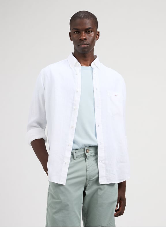 Chemise en lin Blanc by EDEN PARK EDEN PARK Chemise en lin Blanc