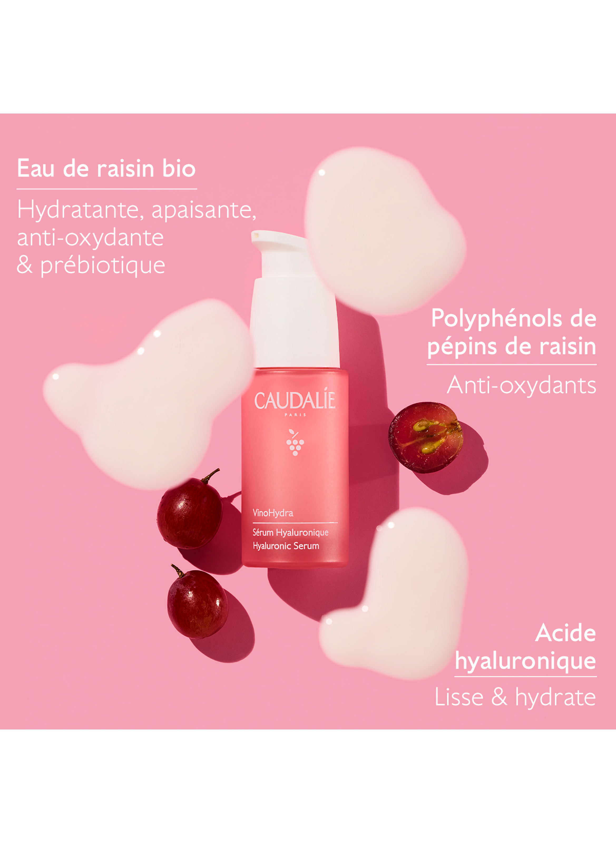 VinoHydra Hyaluronic Serum CAUDALIE No color