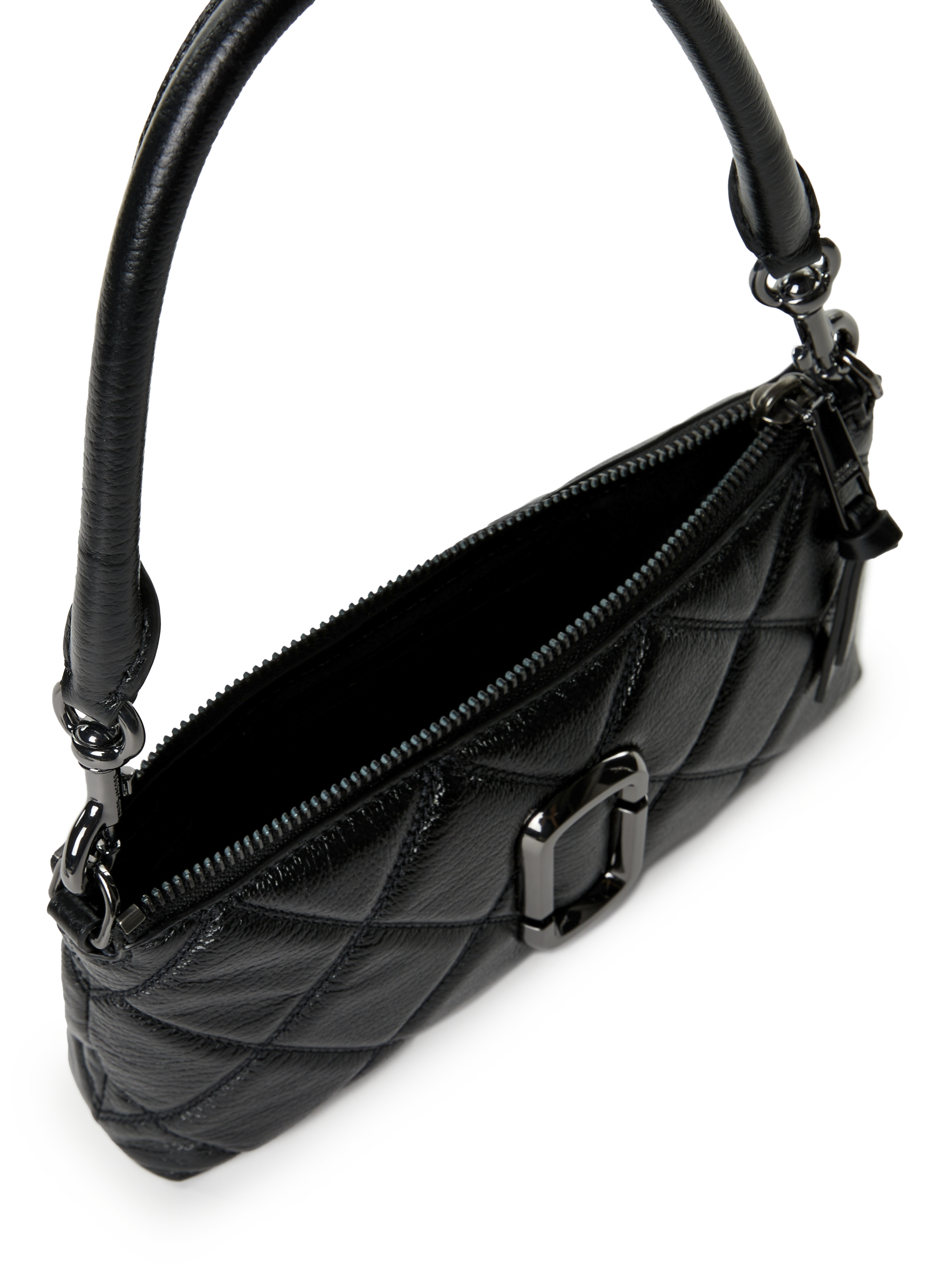 Sac à main matelassé The Pochette MARC JACOBS Noir