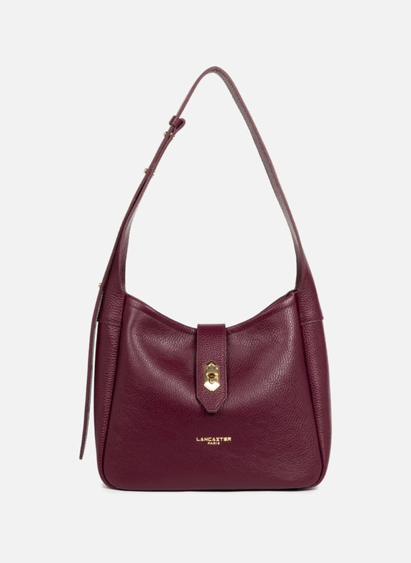 Petit sac seau - top double Rouge by LANCASTER LANCASTER Petit sac seau - top double Rouge