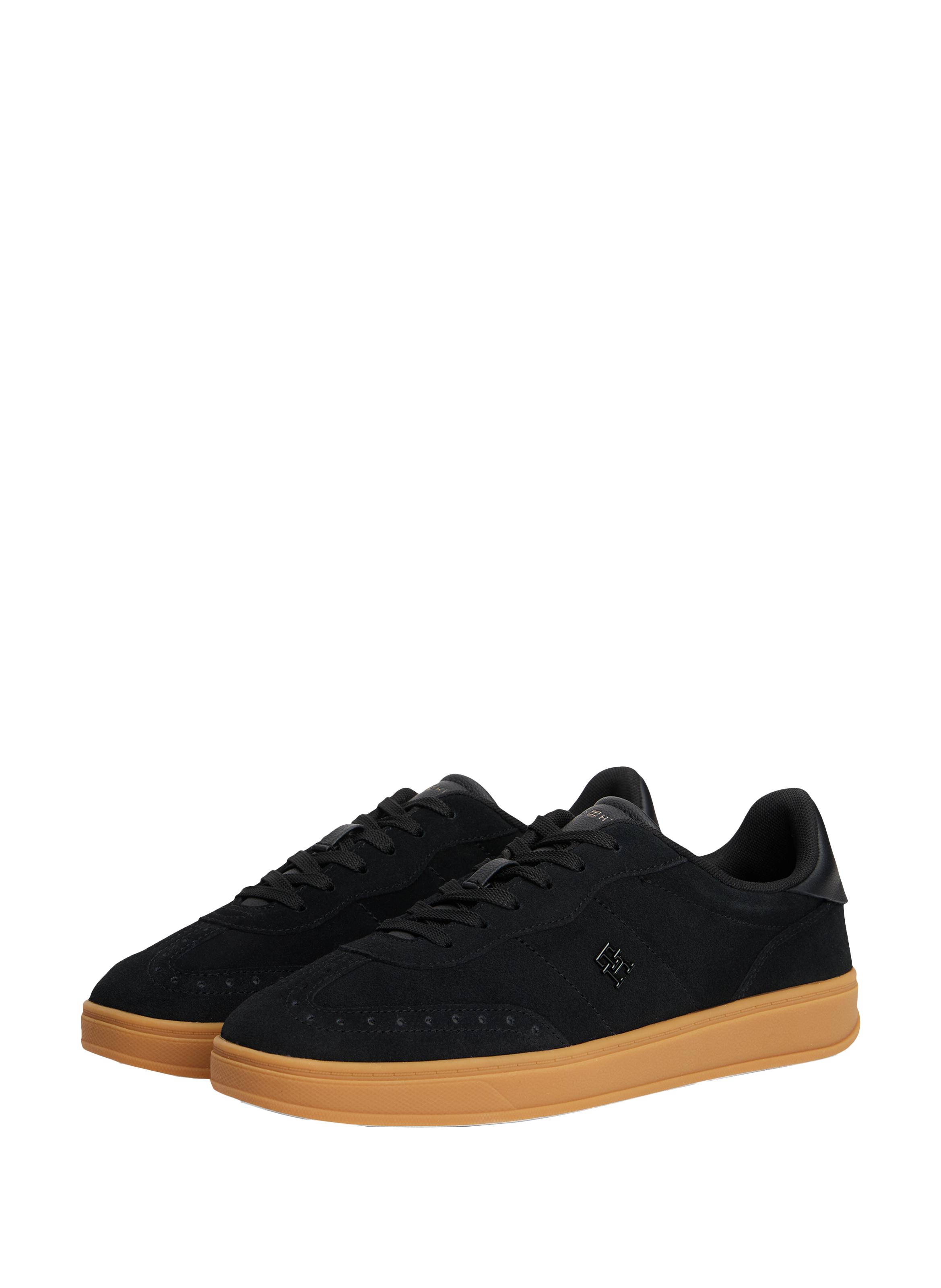 Baskets en cuir TOMMY HILFIGER Noir