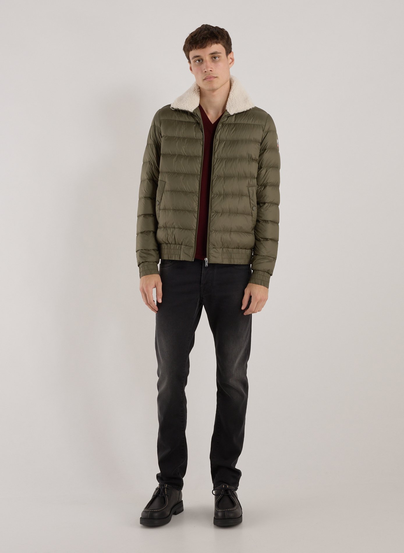 Doudoune col montant JOTT Kaki