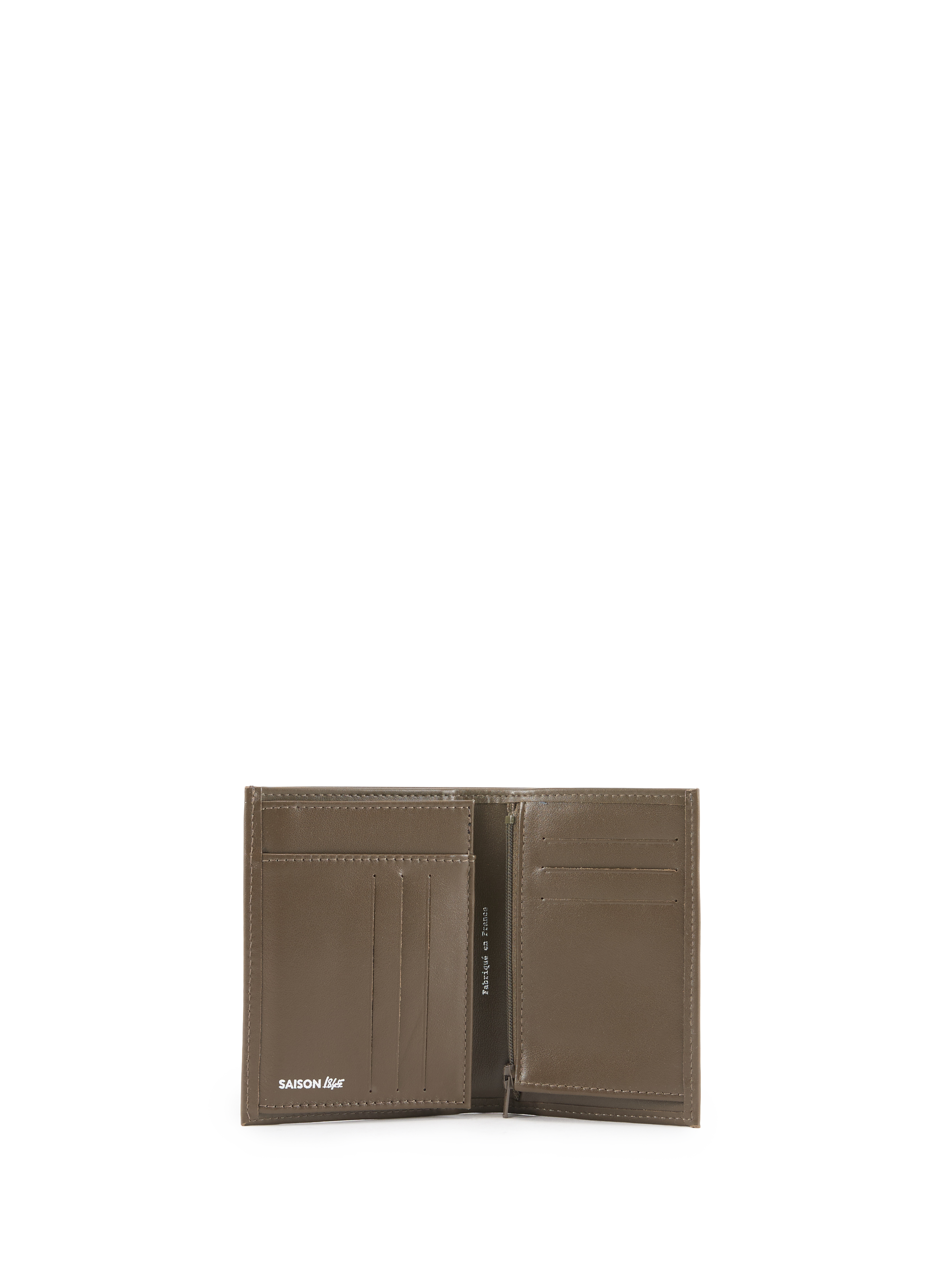 Portefeuille en cuir SAISON 1865 Kaki