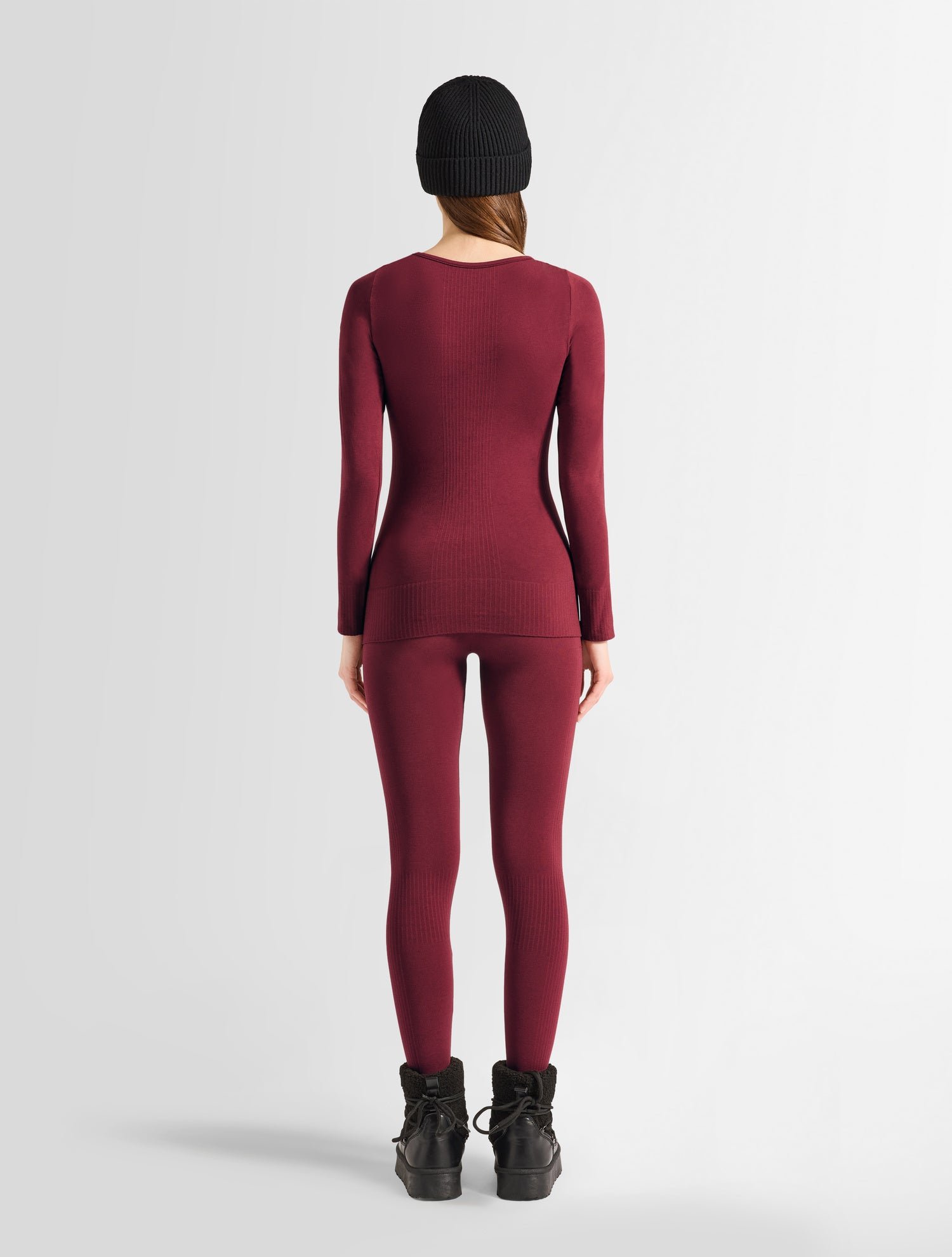 Sous pull troop col rond coupe regular FUSALP Rouge