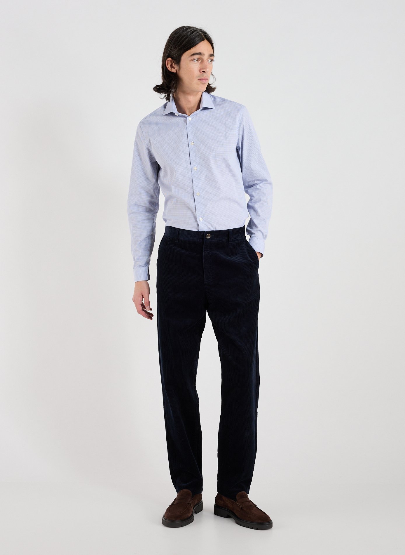 Slim fit Garreaux shirt in cotton AU PRINTEMPS PARIS Multicolour