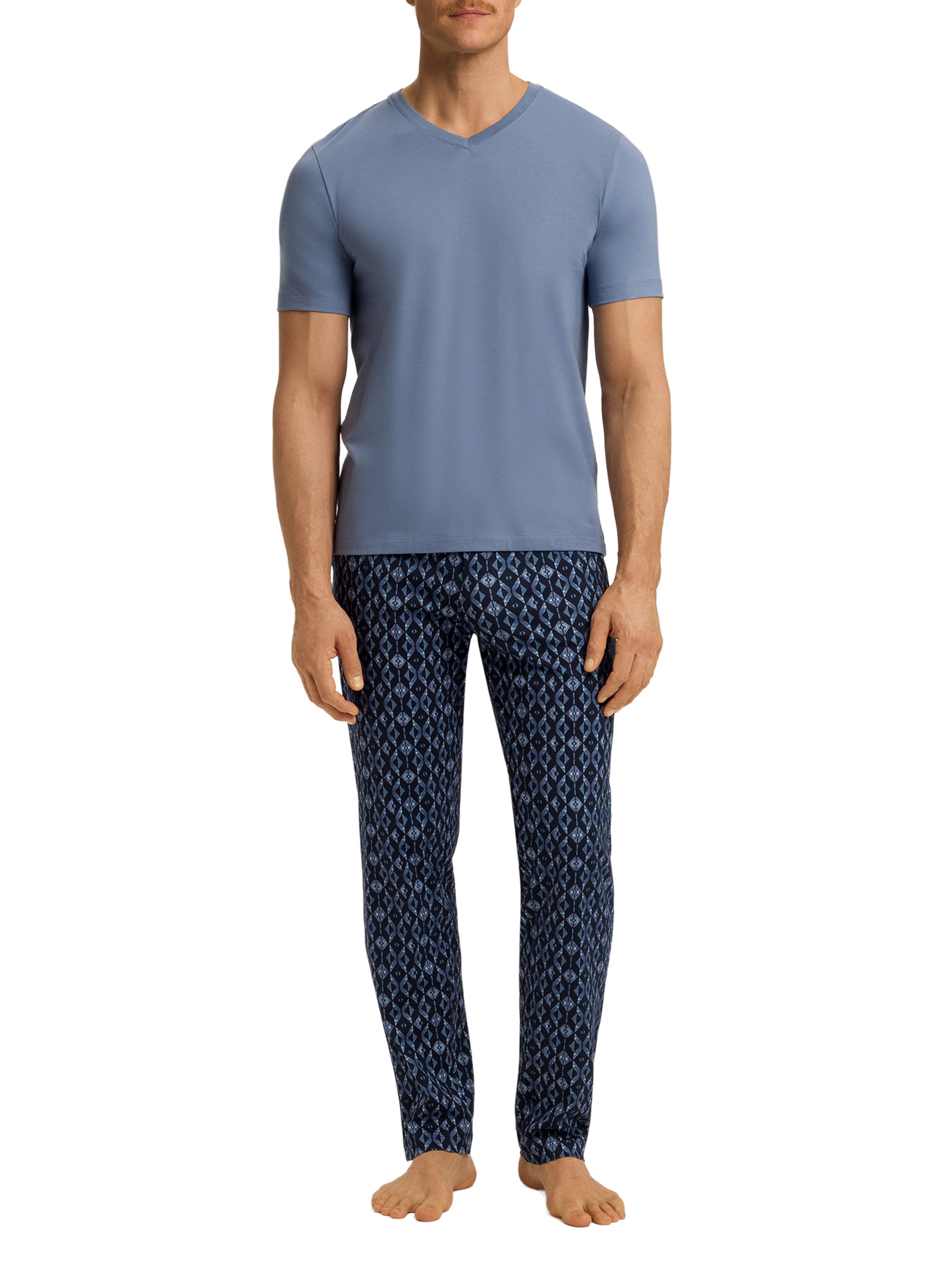 Classic Cotton T-Shirt HANRO Blue