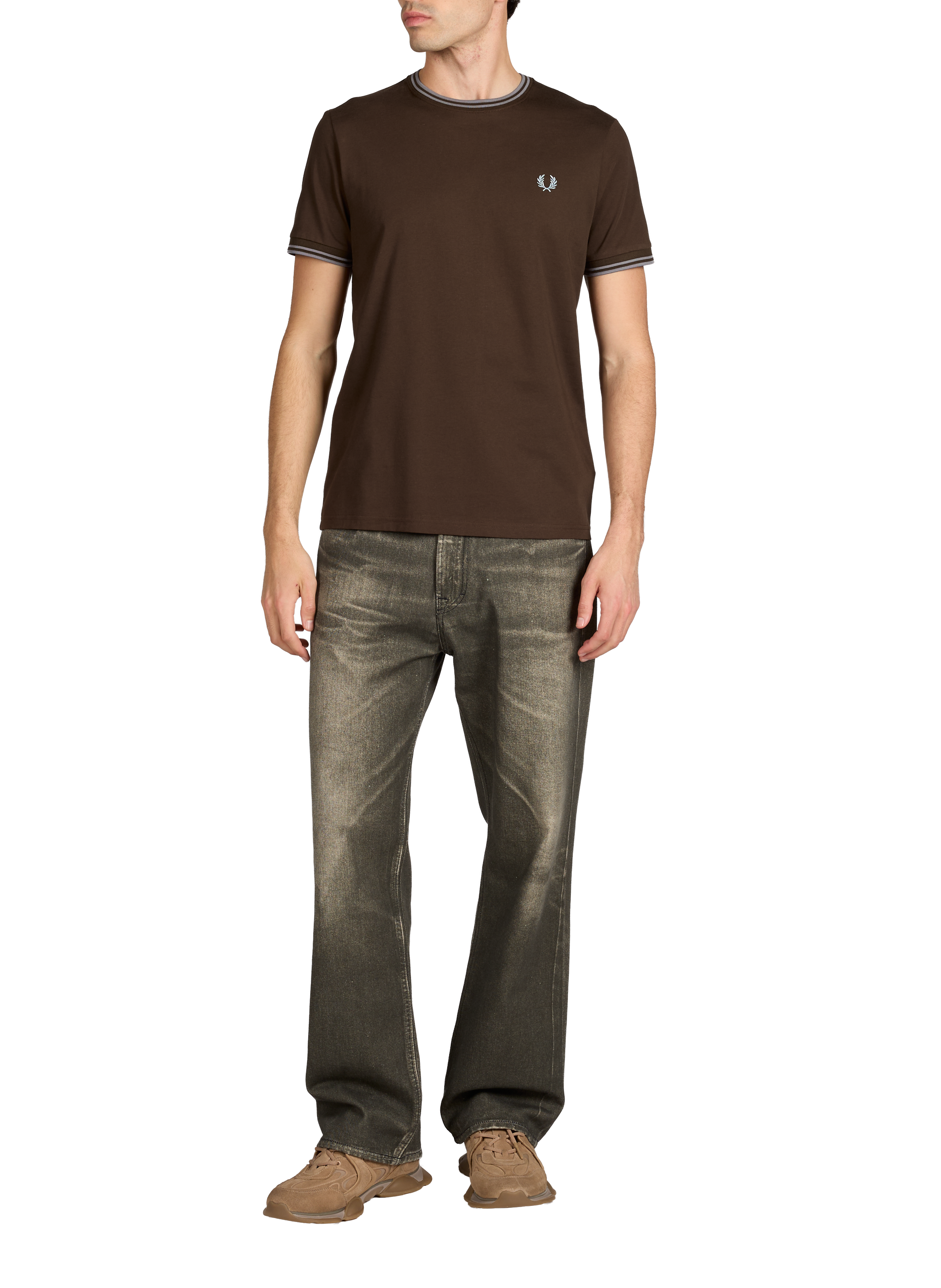 Jeans délavé large en coton OUR LEGACY Noir