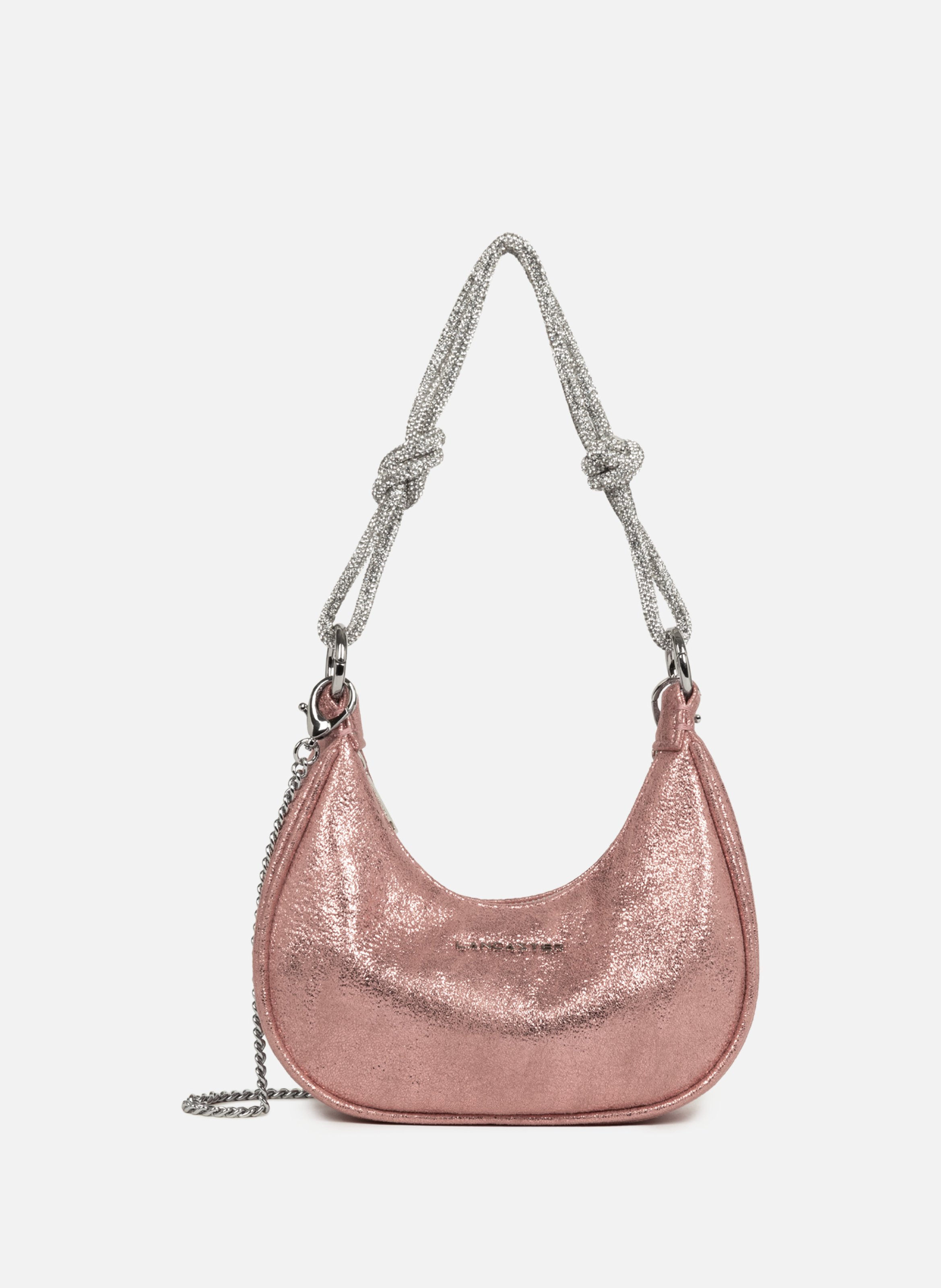 Half-Moon Bag – Shiny Event LANCASTER Pink