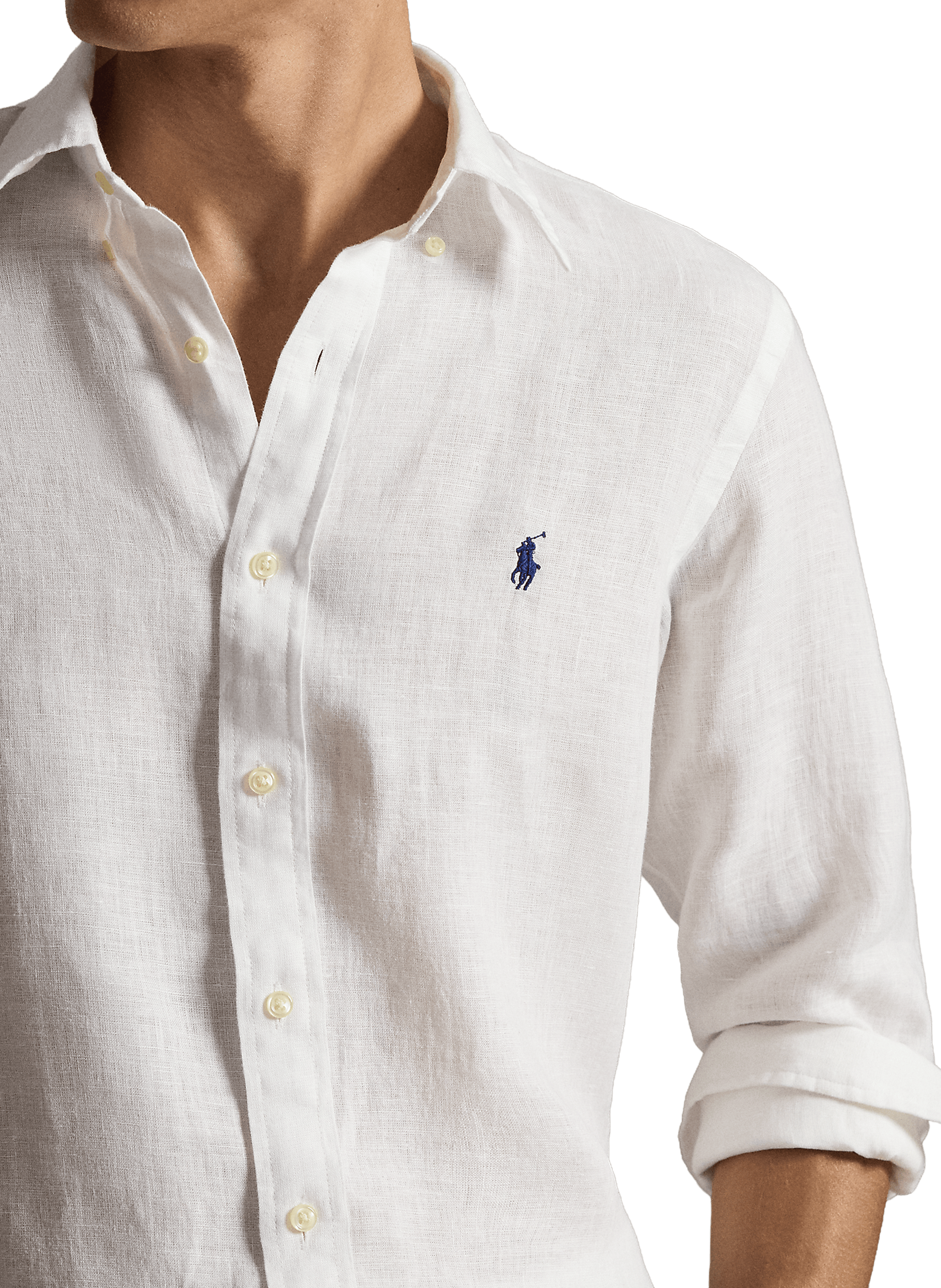 Chemise en lin POLO RALPH LAUREN Blanc