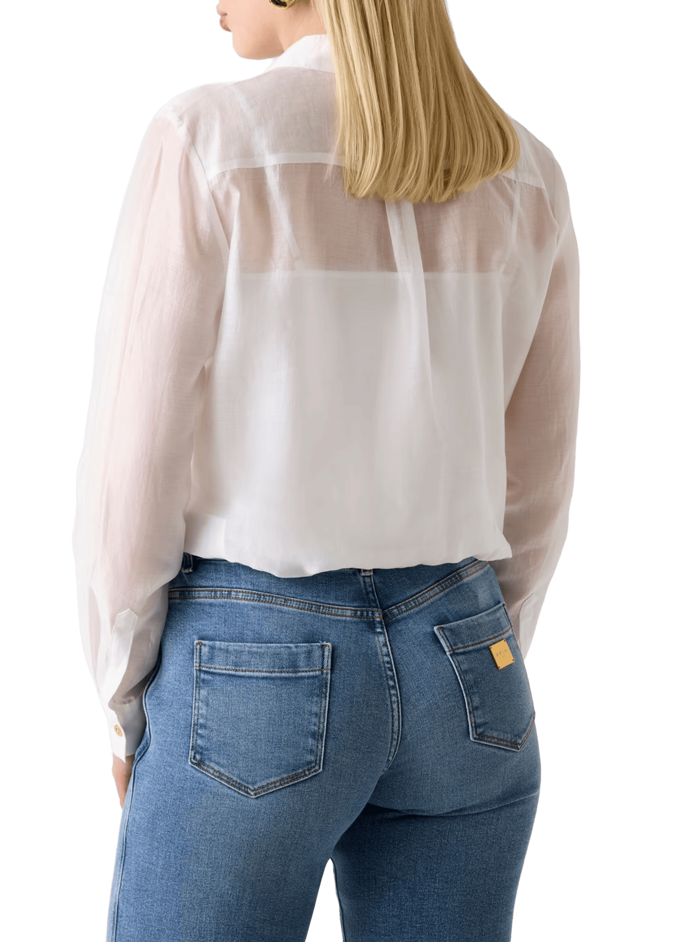 Rechte blouse Marciano GUESS Wit