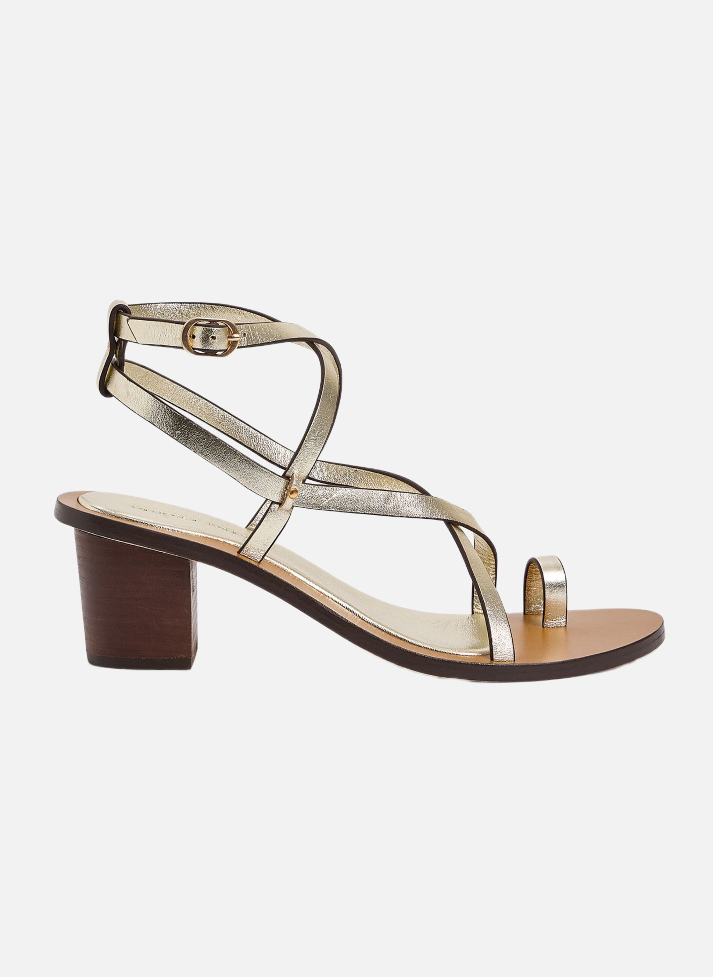 Sandales à talon VANESSA BRUNO Doré