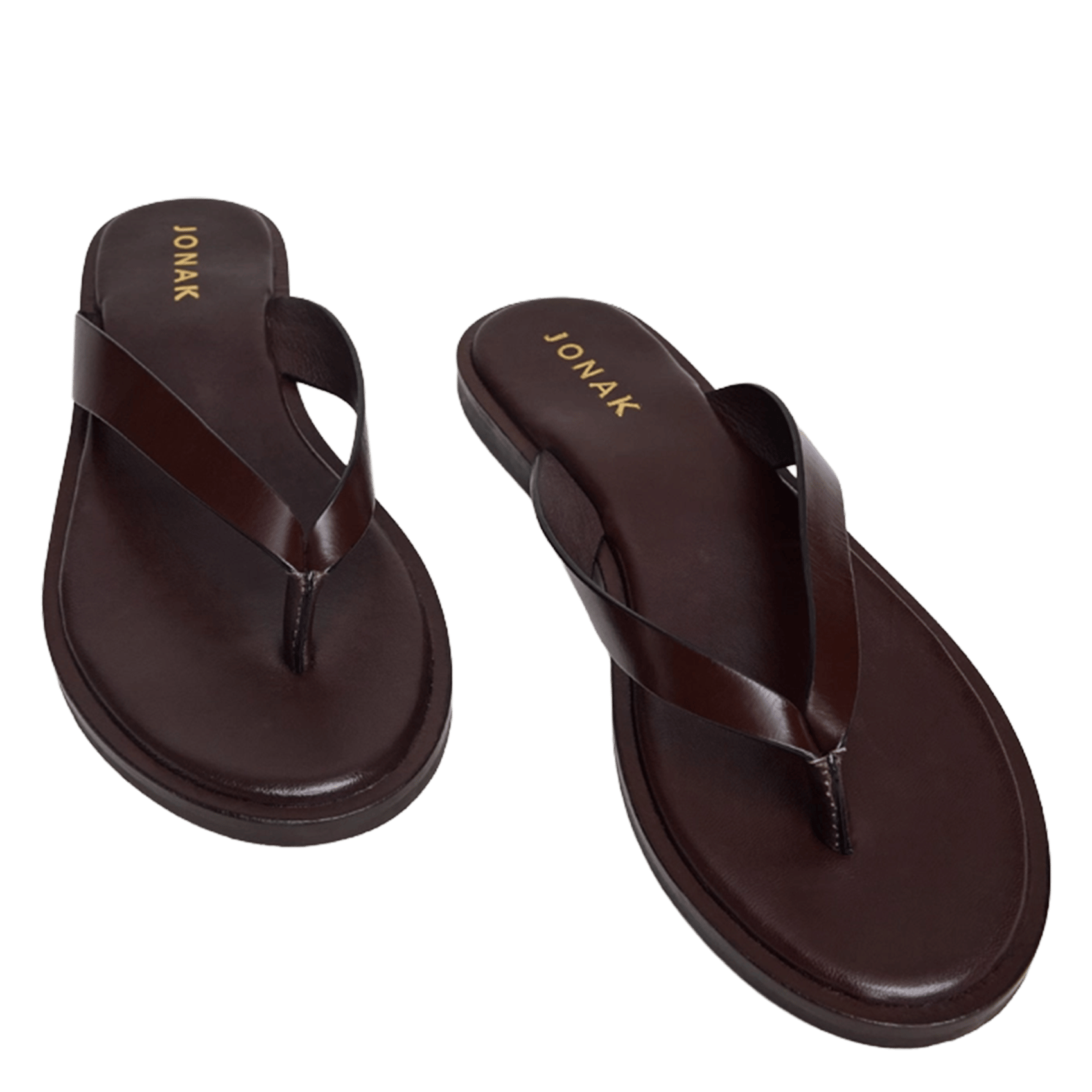 Plagette en cuir witty JONAK Marron