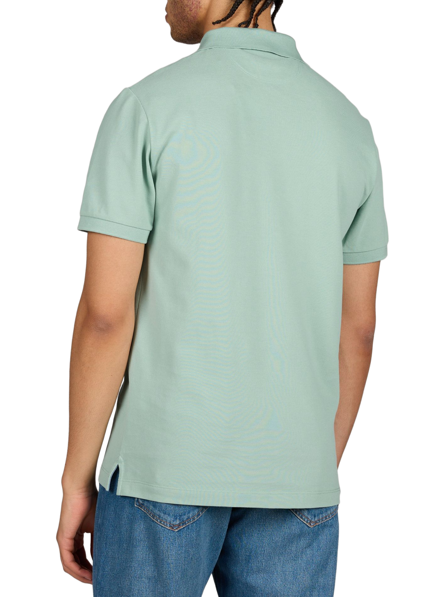 Slim-fit cotton polo HACKETT Green