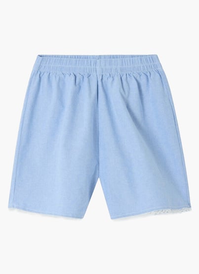 Short court en coton mélangé Blanc - American Vintage | Galeries Lafayette Short court en coton mélangé Blanc - American Vintage | Galeries Lafayette