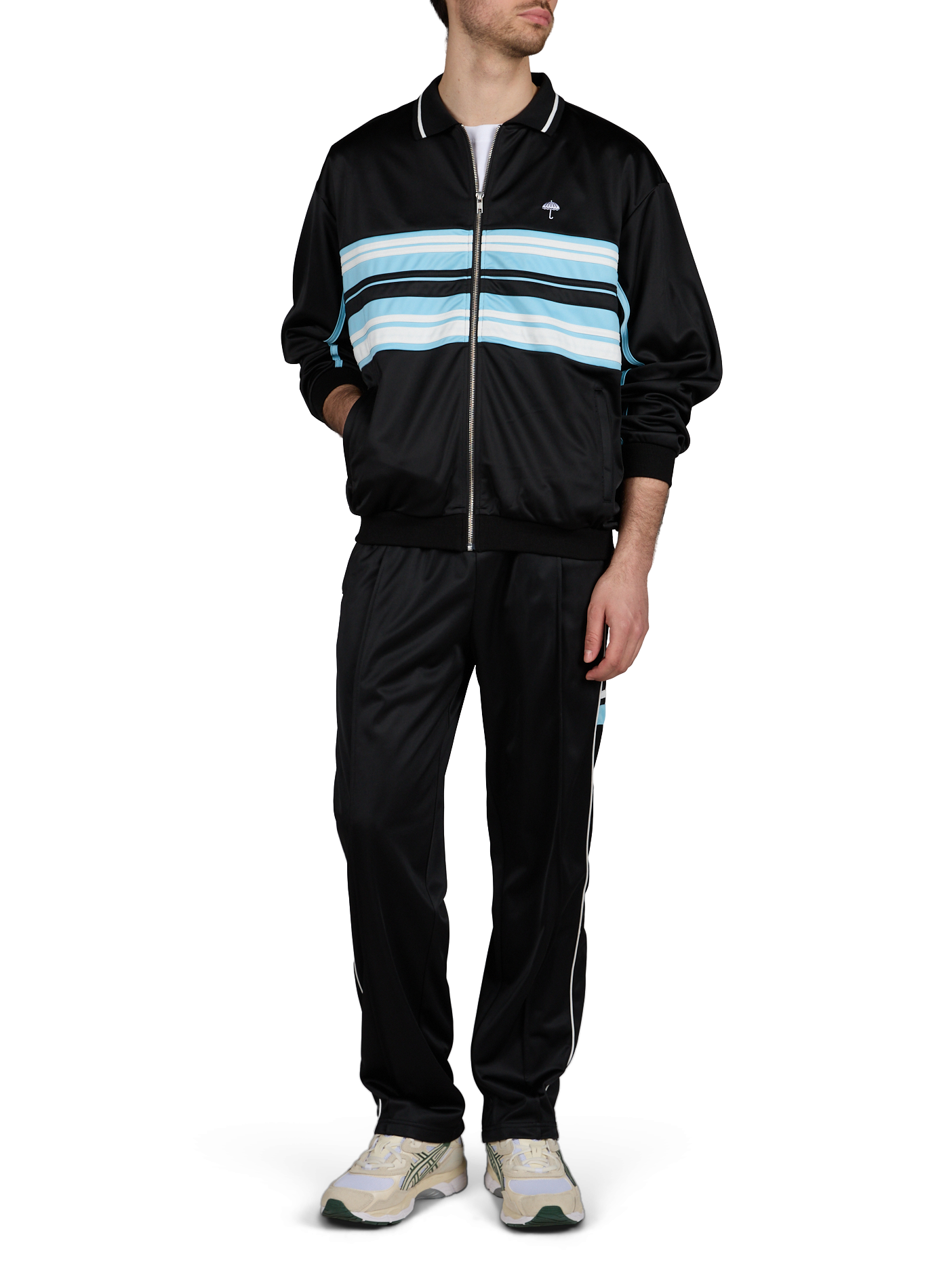 Jacket with classic collar HELAS CAPS Black