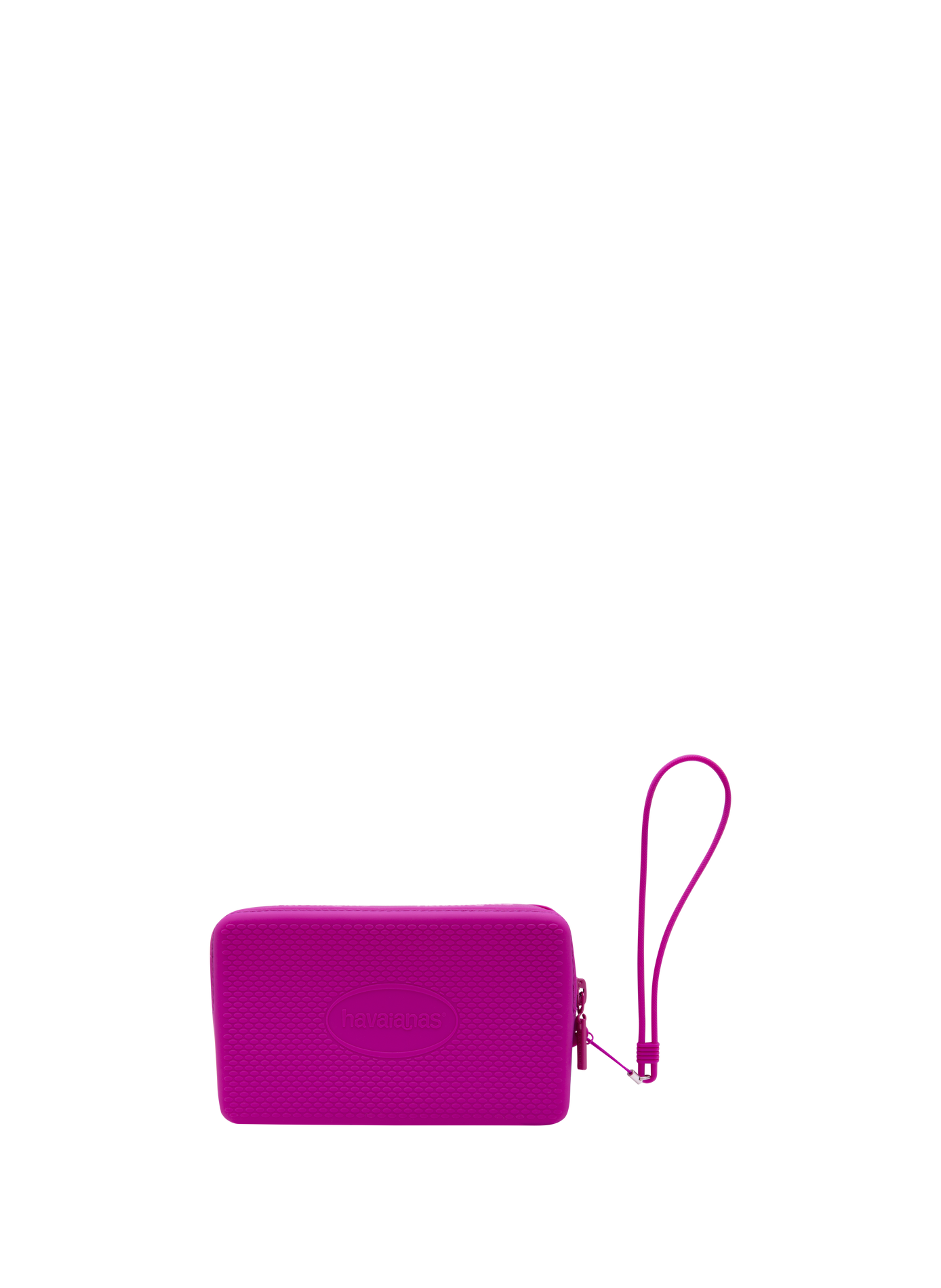 Pochette texturé en silicone à logo HAVAIANAS Rose