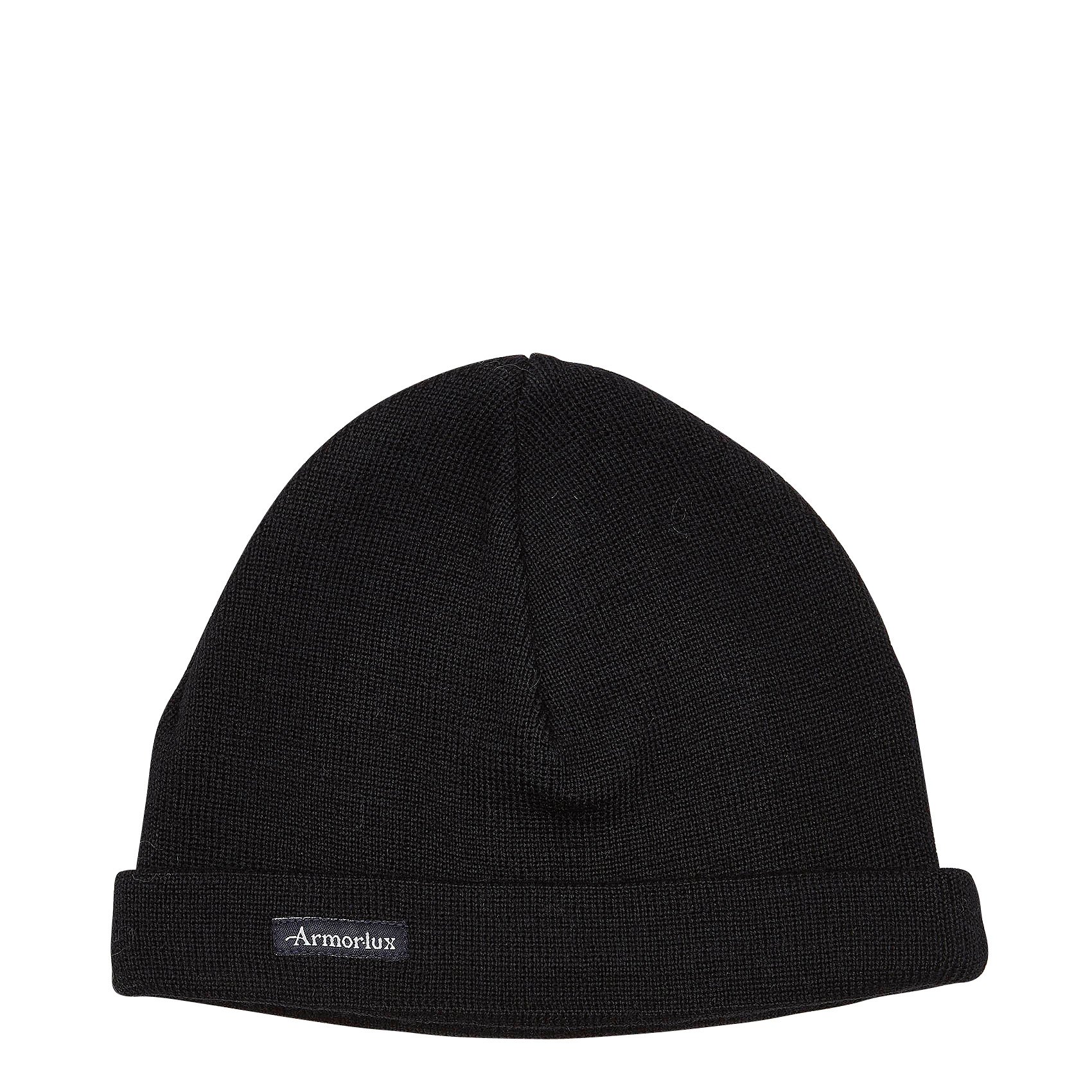 Bonnet uni en laine lannion ARMOR-LUX Noir