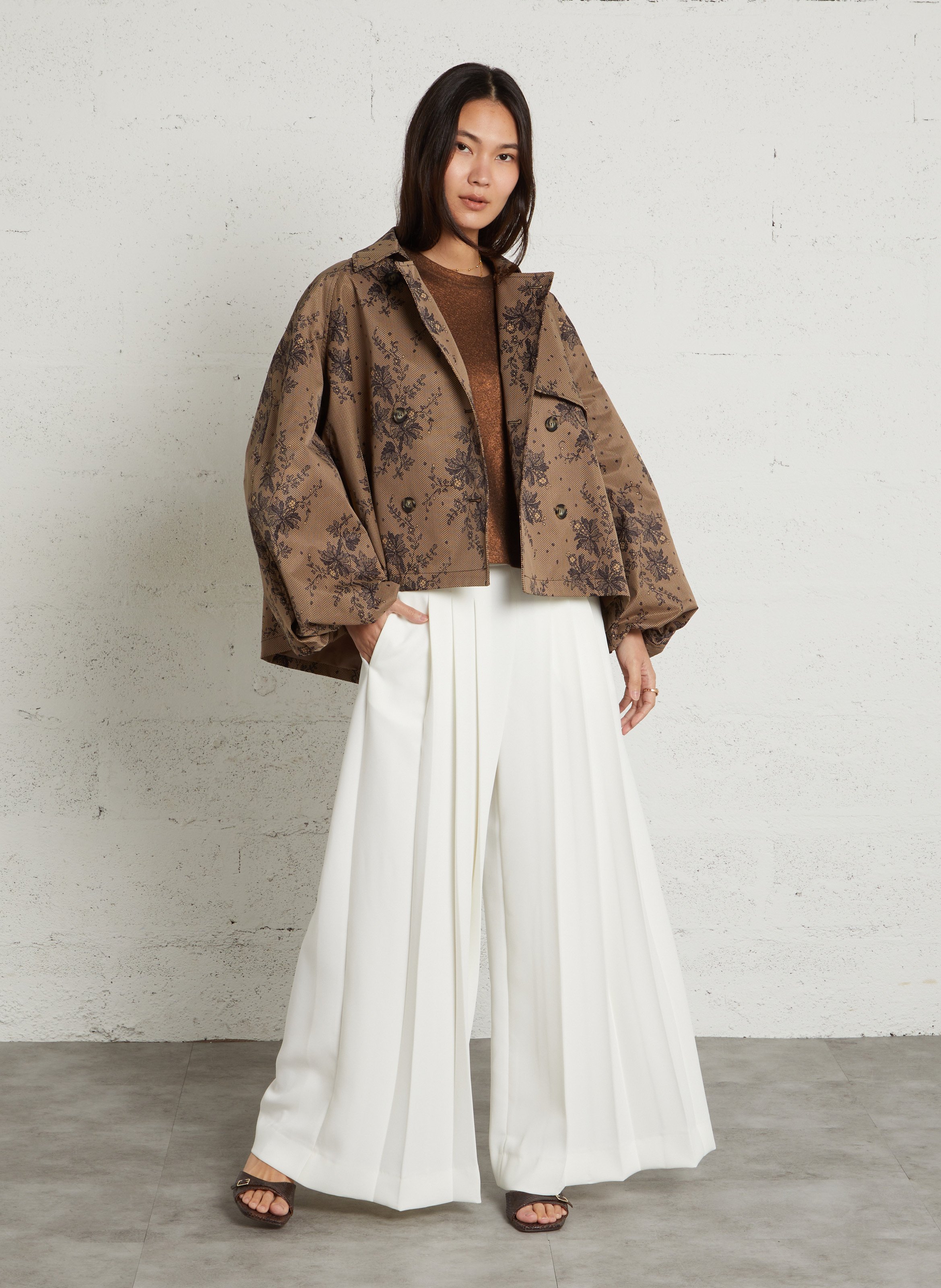 June leather mules BOBBIES Brown