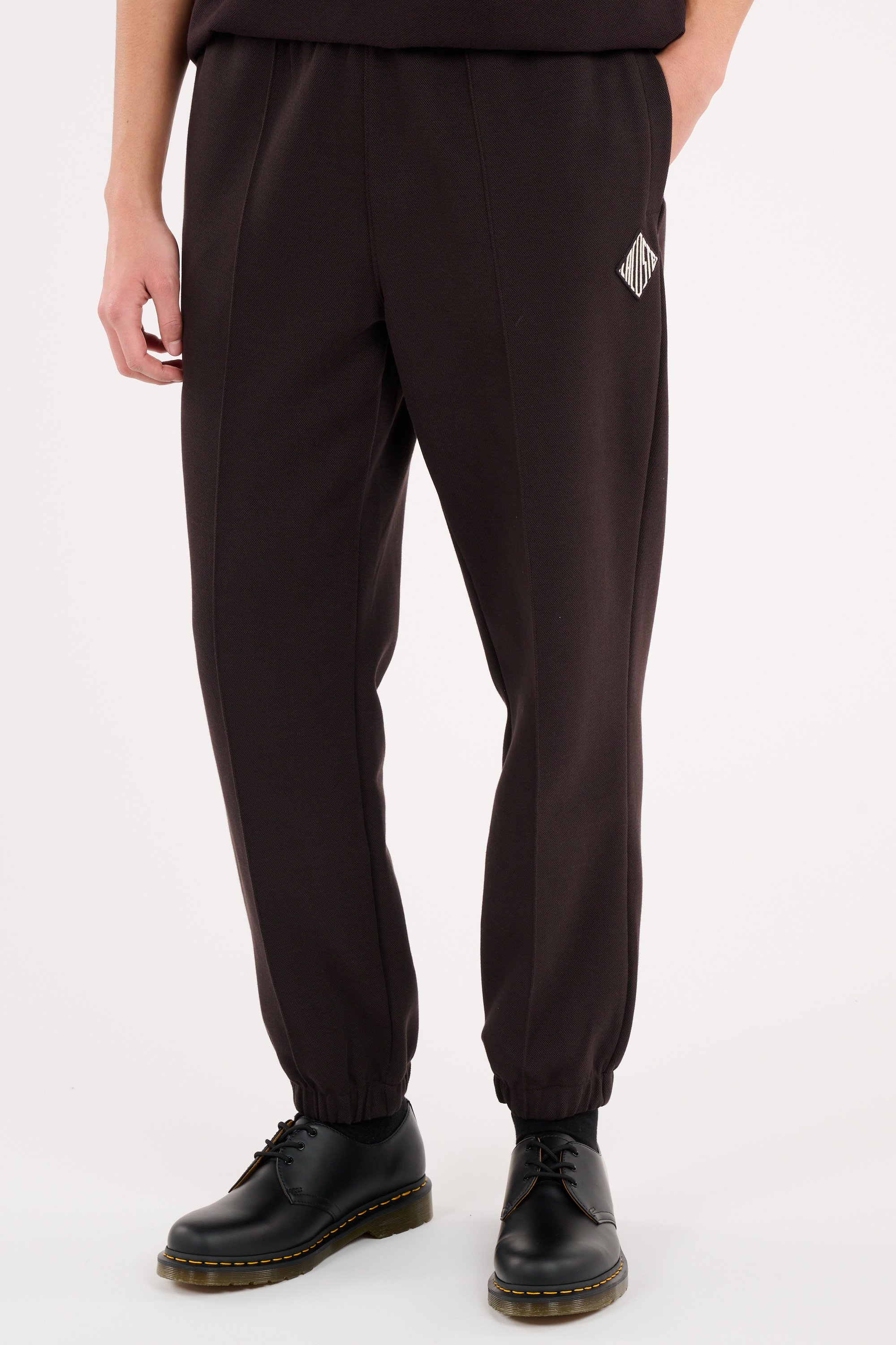 Pantalon de survêtement pantalon de survetement LACOSTE Marron