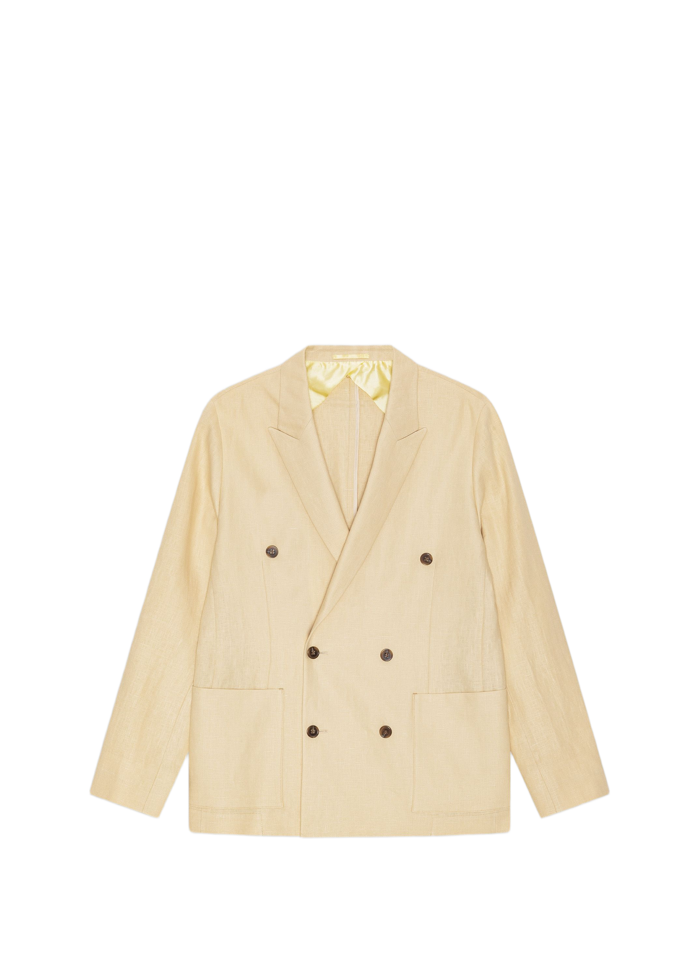 Kreuzförmiger Leinenblazer NN.07 Beige