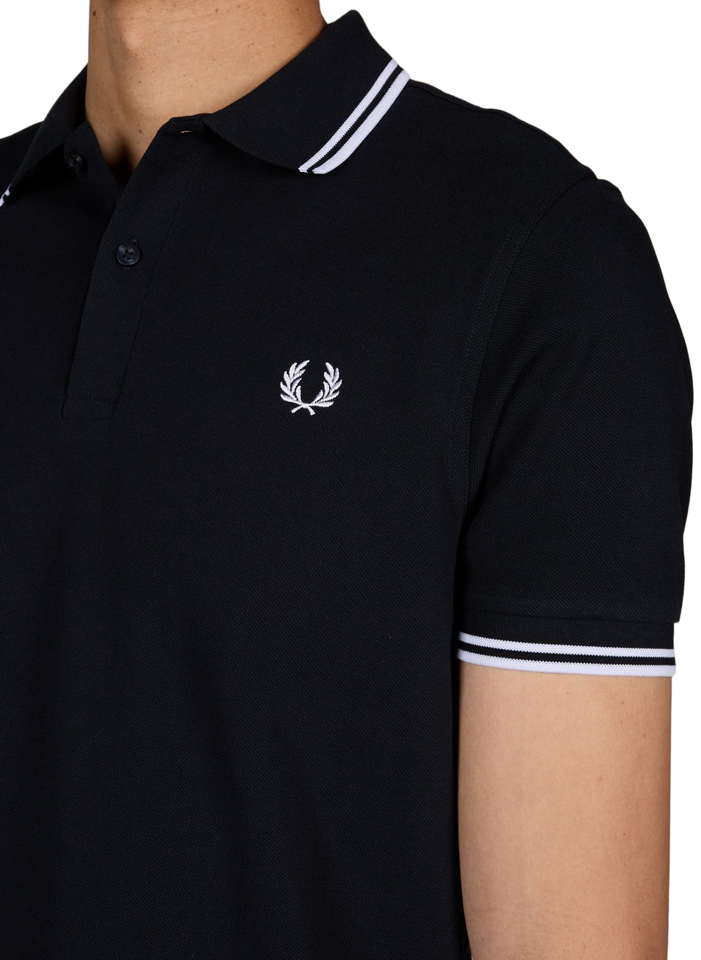 Piqué katoenen polo FRED PERRY Blauw