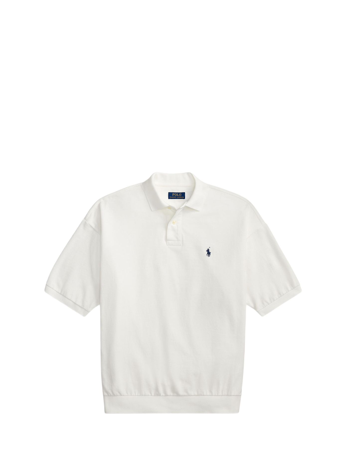Short-sleeved cotton polo with logo POLO RALPH LAUREN White
