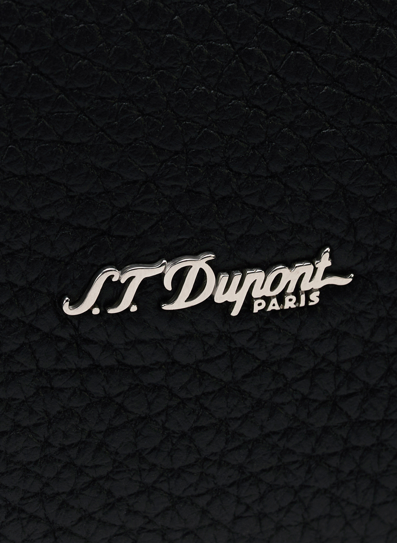 Néo Capsule leather clutch S.T. DUPONT Black