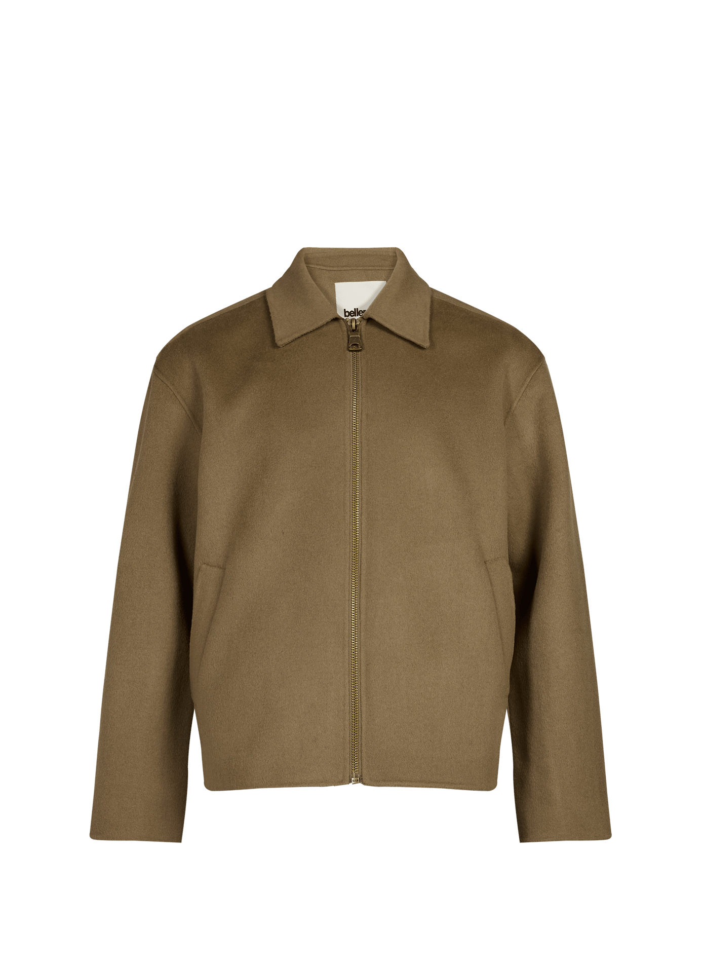 Gerade geschnittene Jacke aus Wollmischung BELLEROSE Beige