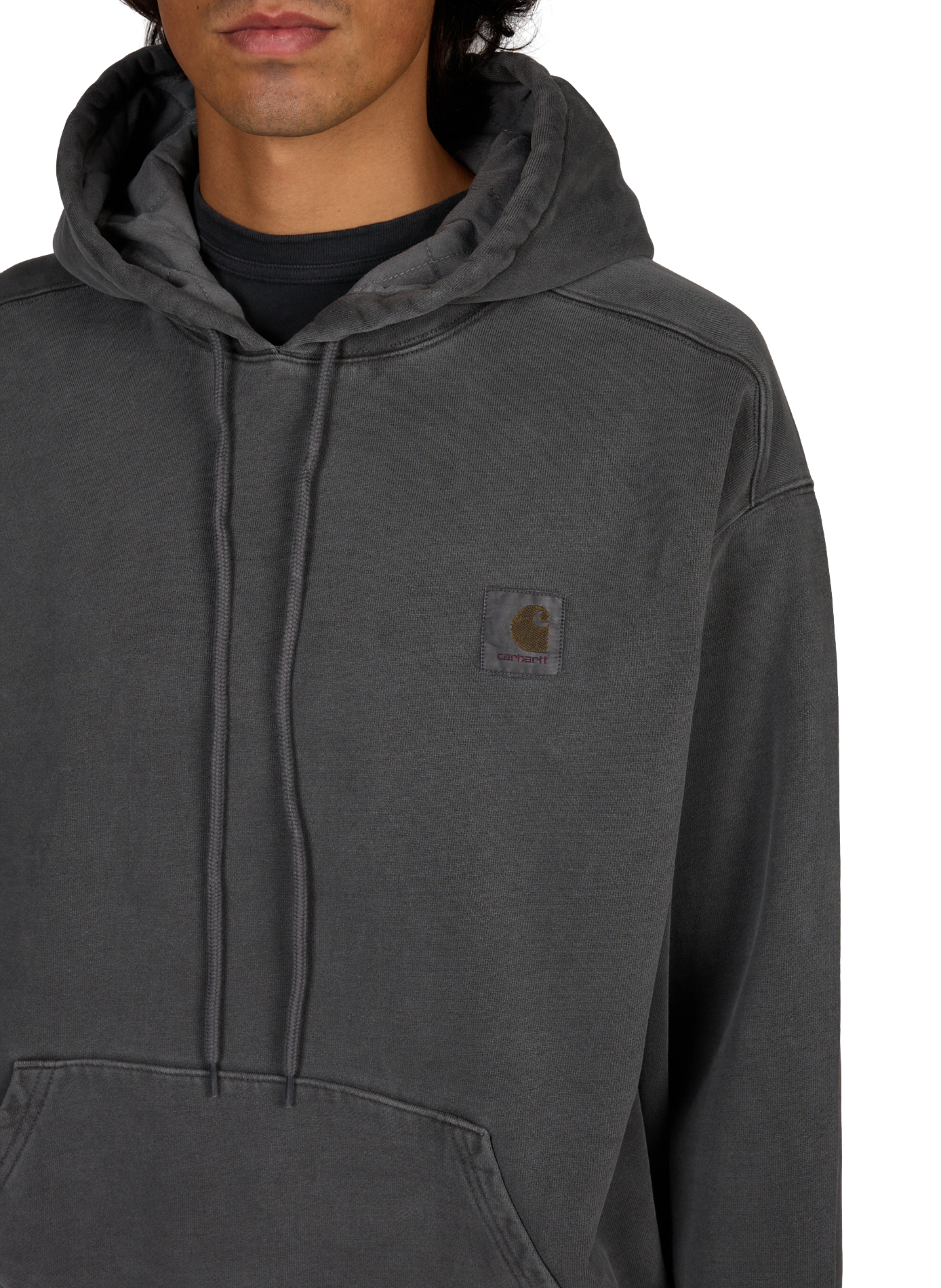 Weites Baumwoll-Sweatshirt CARHARTT WIP Schwarz