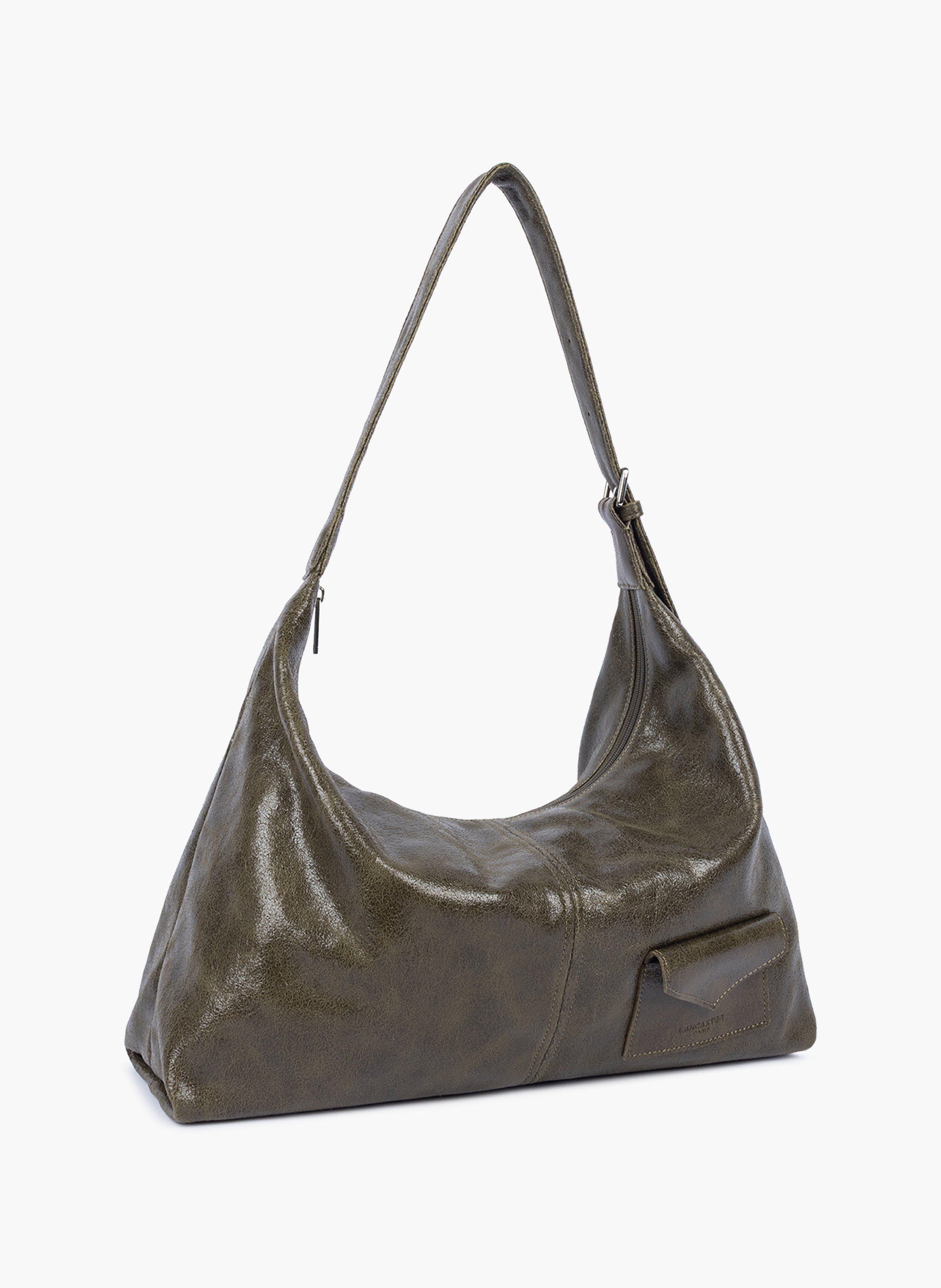 Grand sac hobo - rétro kba | Kaki LANCASTER Femme