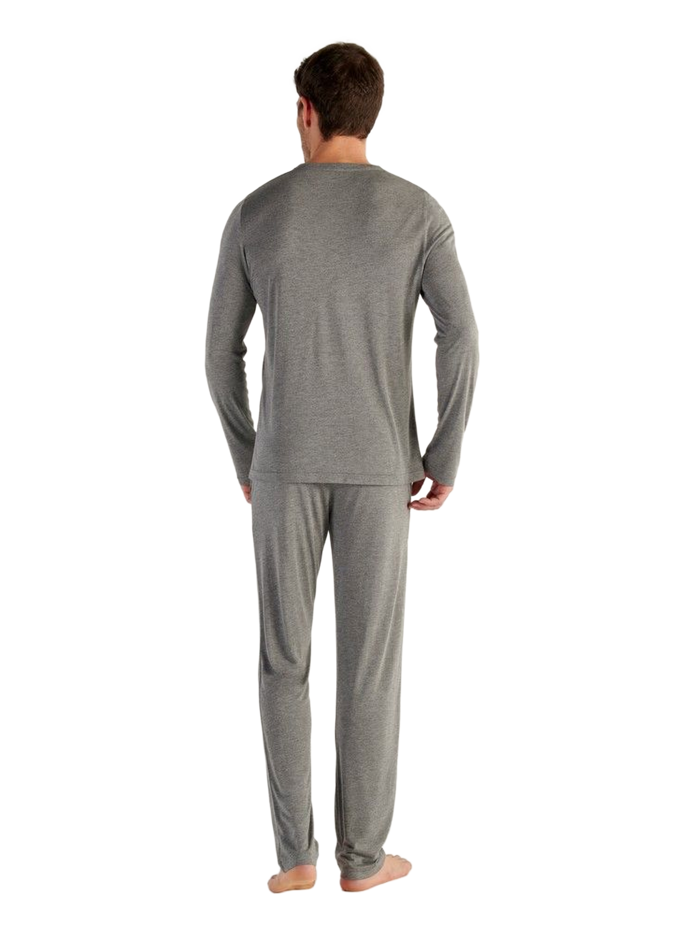 Camiseta de manga larga para estar en casa HOM Gris