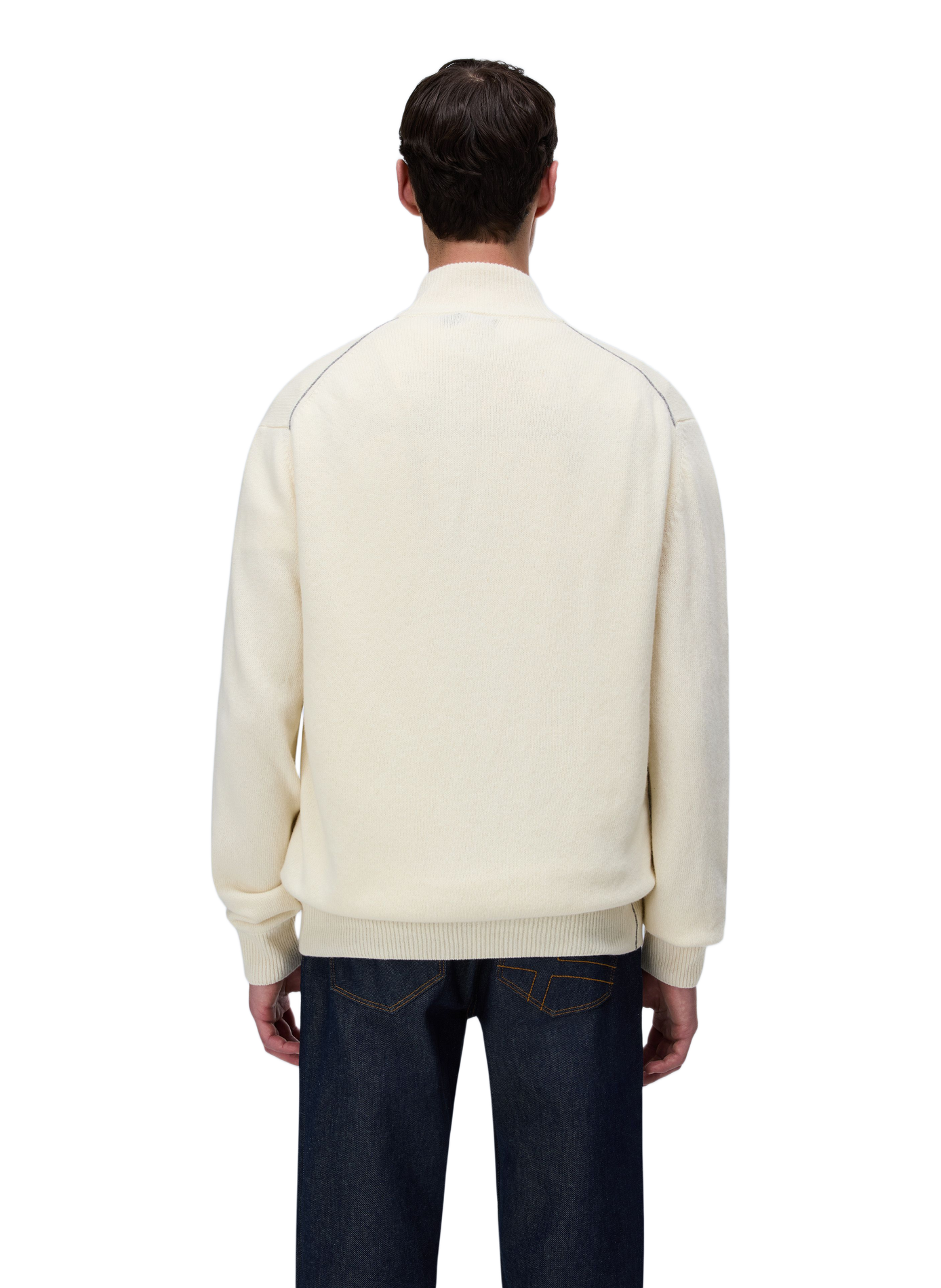 Straight wool-blend high-neck sweater NAPAPIJRI Beige