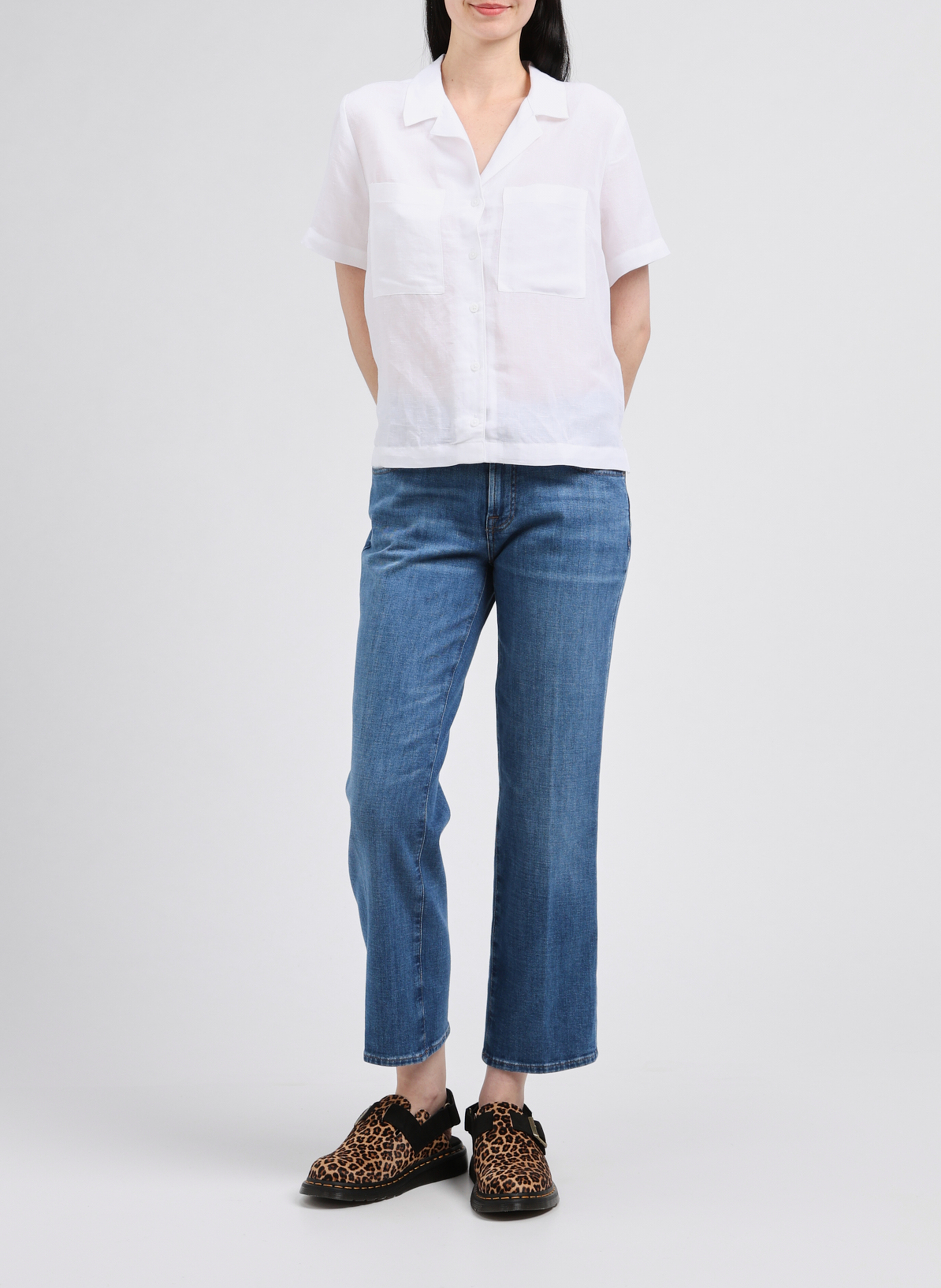 Pantaloni diritti 7 FOR ALL MANKIND Blu