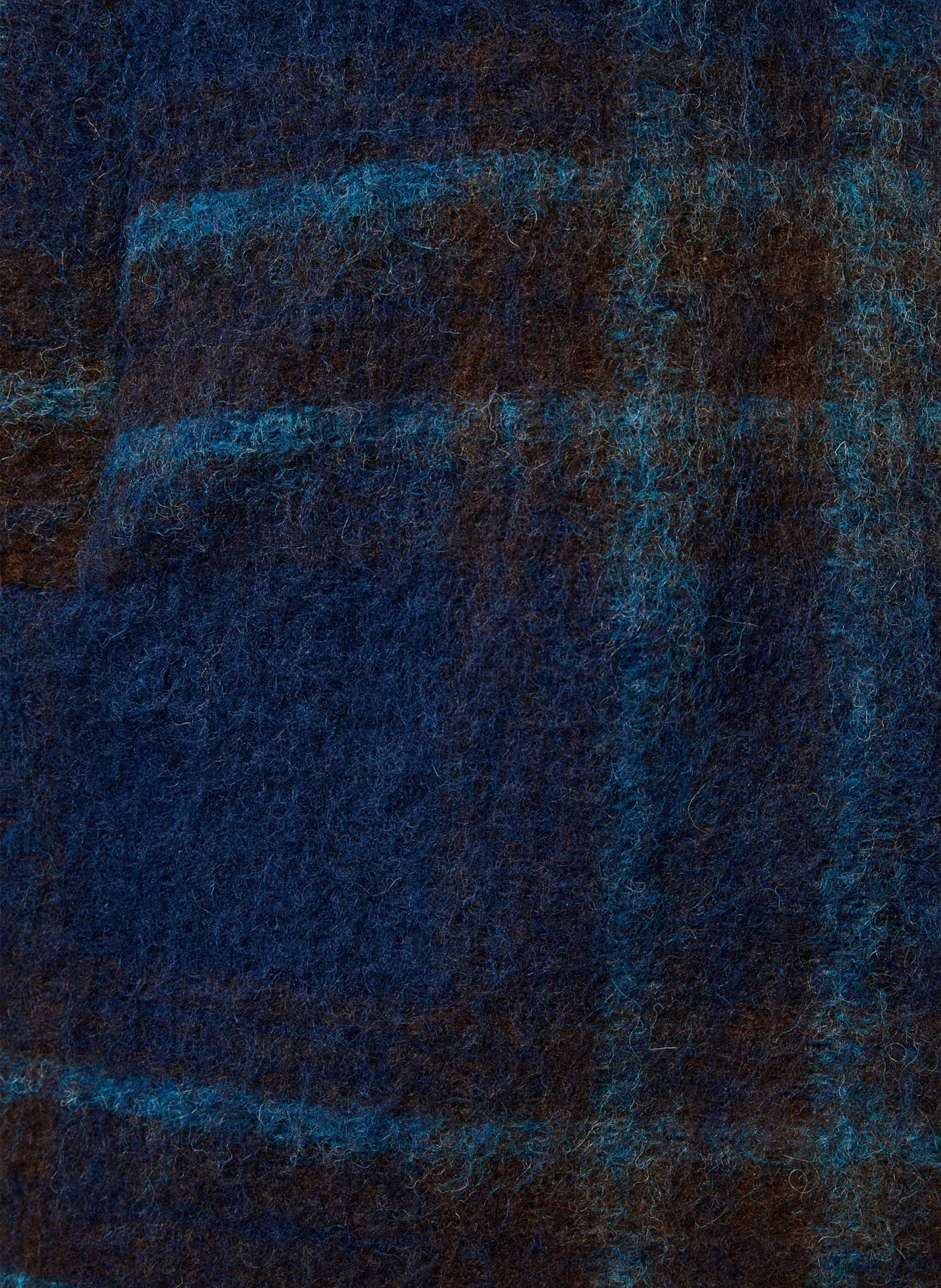 Oversized jas van gemengde wol LA FEE MARABOUTEE Blauw