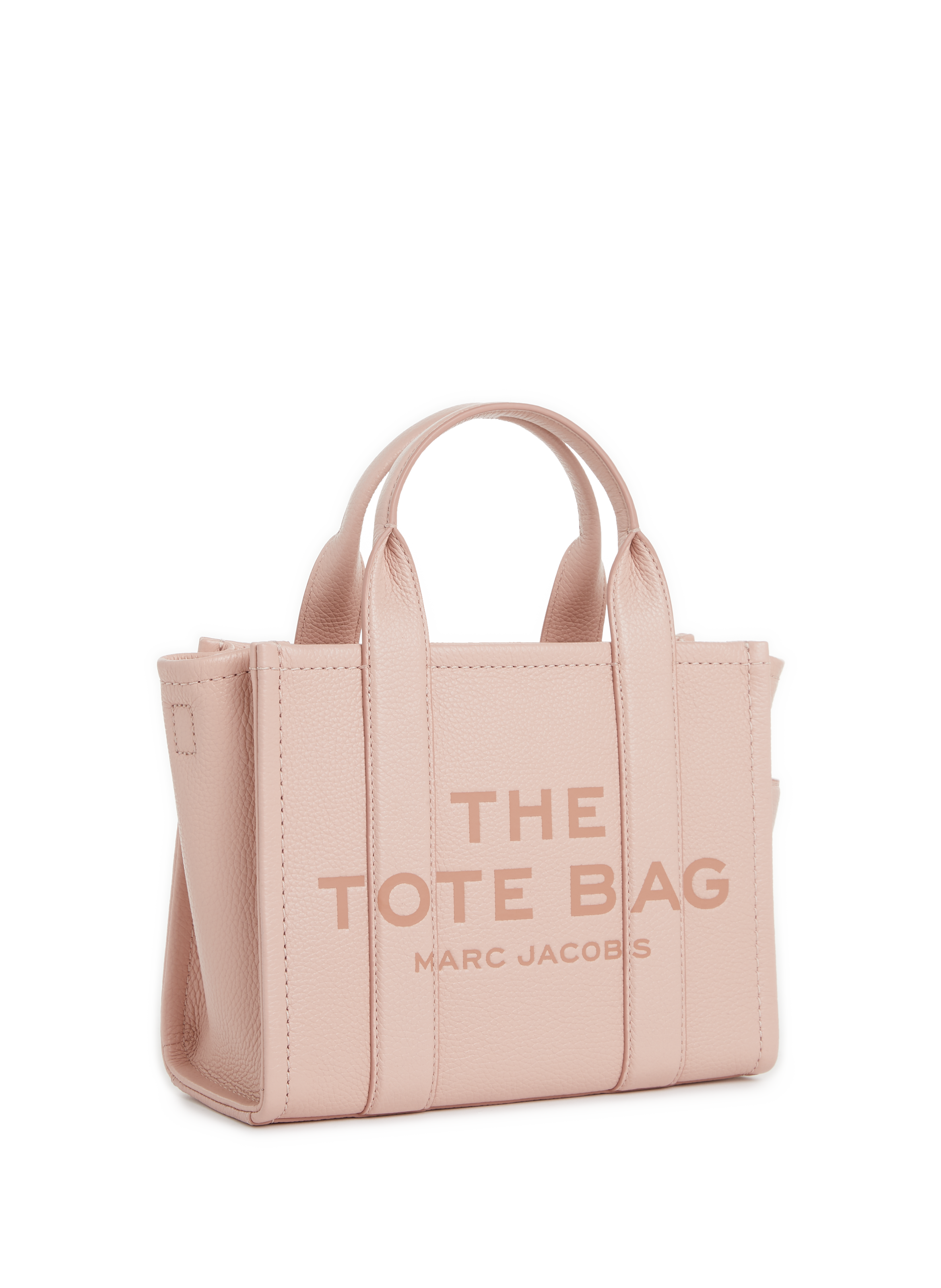 The Tote mini leather tote bag Pink