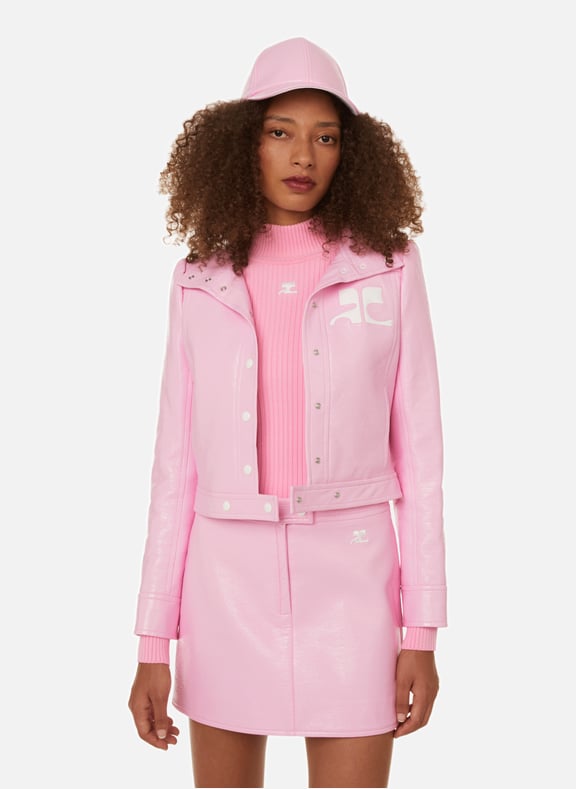 Pink 2025 vinyl jacket