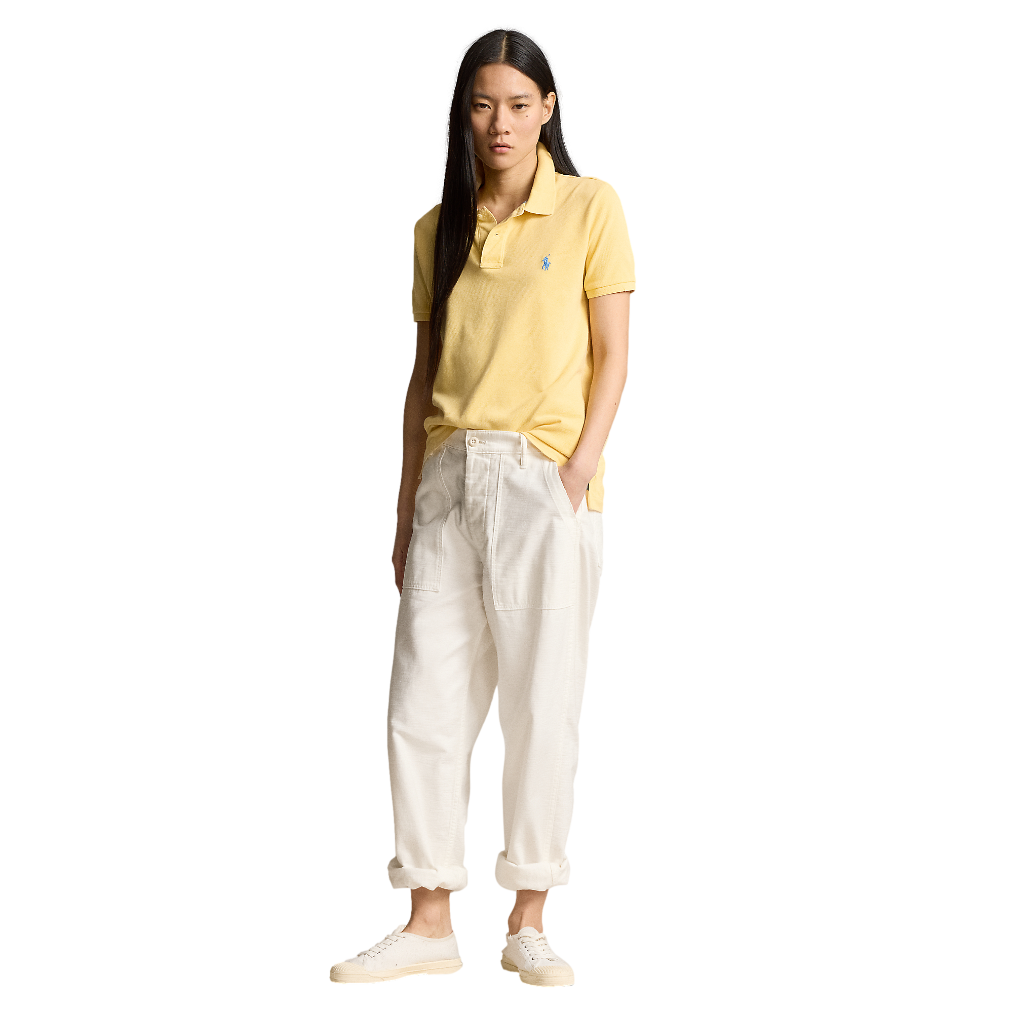 Cotton polo shirt POLO RALPH LAUREN Yellow