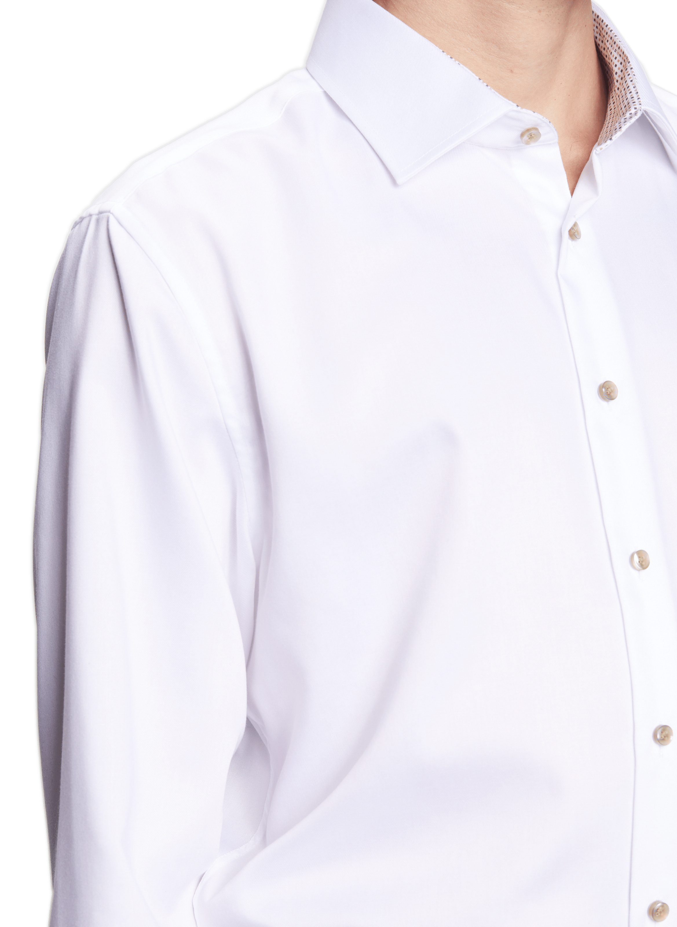 Cotton poplin shirt SEIDENSTICKER White