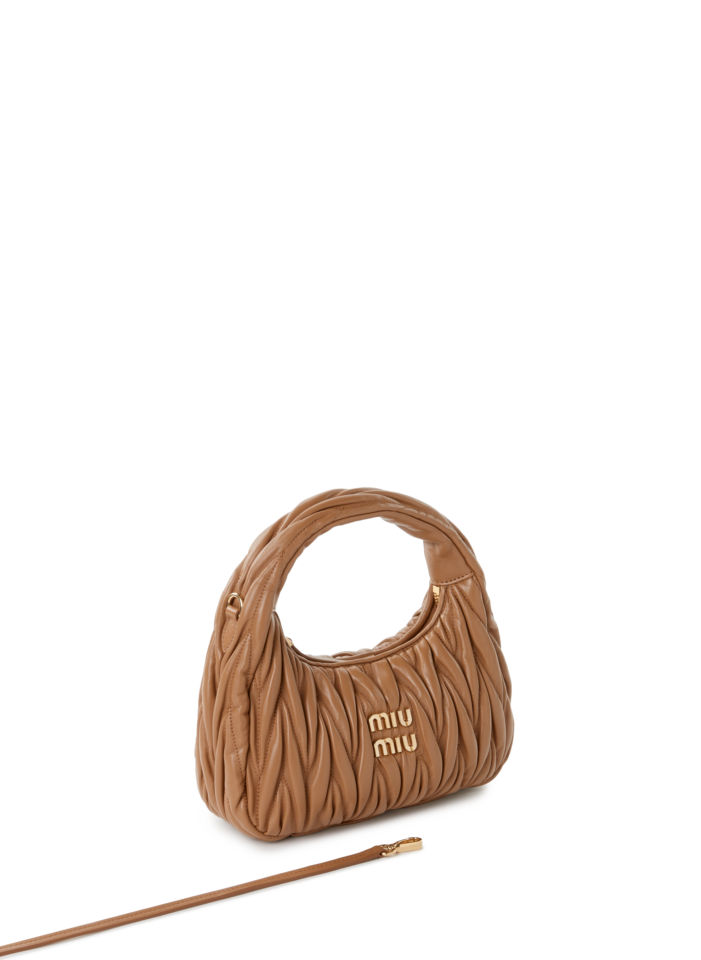 Sac à main Wander matelassé  MIU MIU Marron