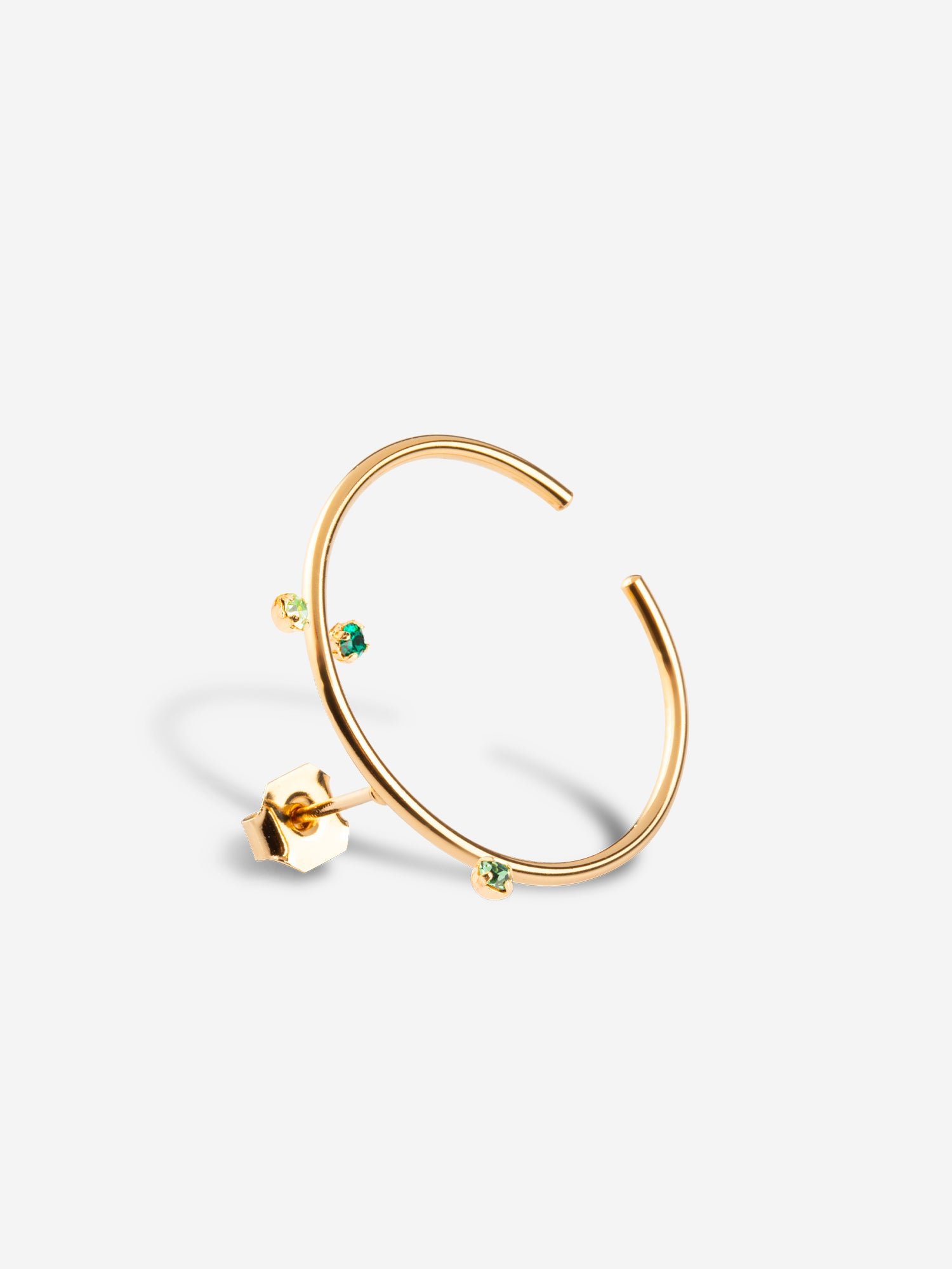 Mono boucle marceau cristaux APRIL PLEASE Doré