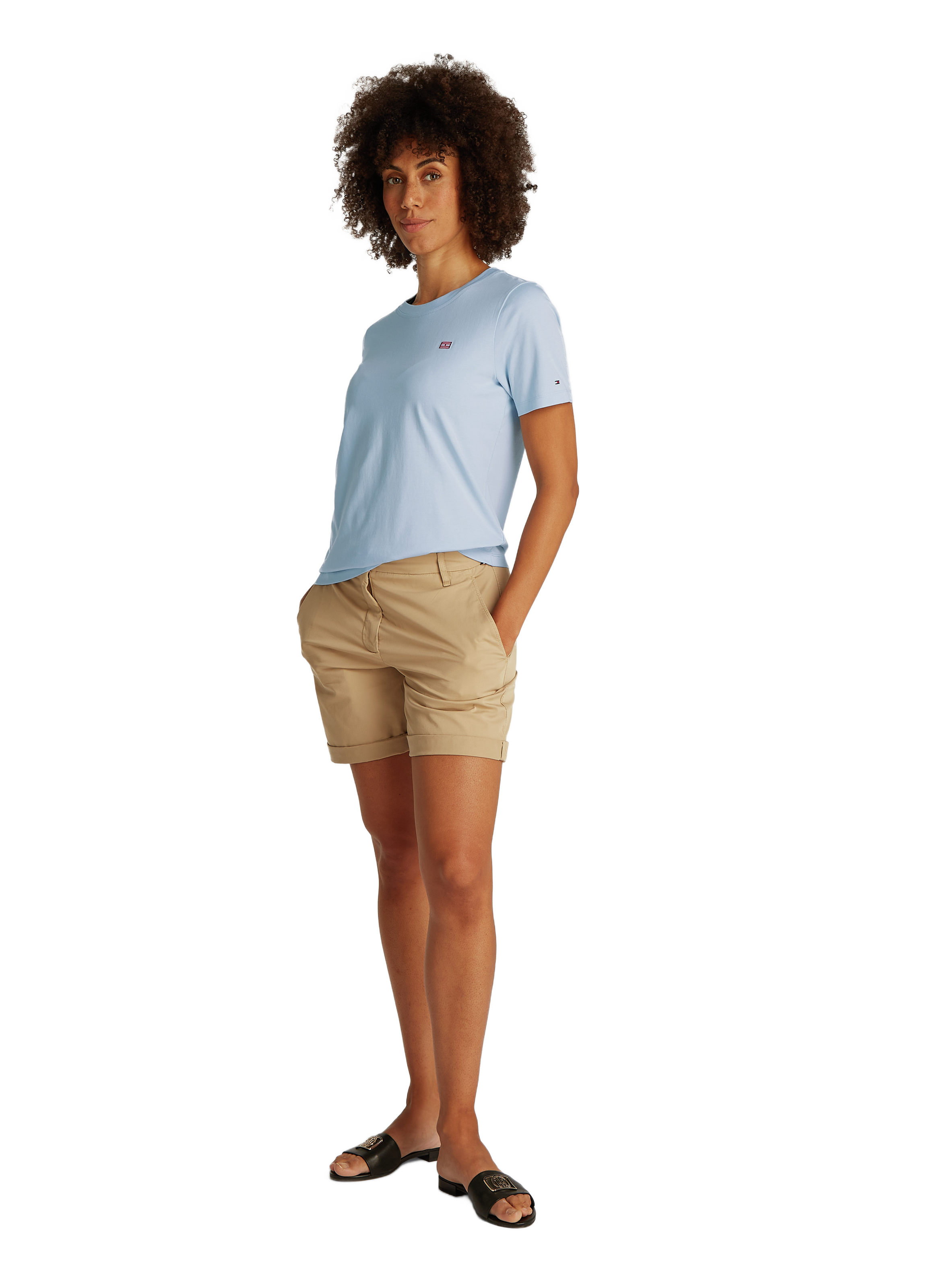 Cotton T-shirt TOMMY HILFIGER Blue