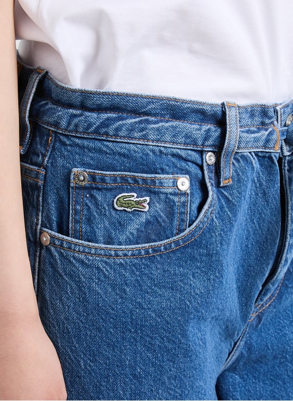 Jean large en coton  | Bleu by LACOSTE Jean large en coton  Bleu