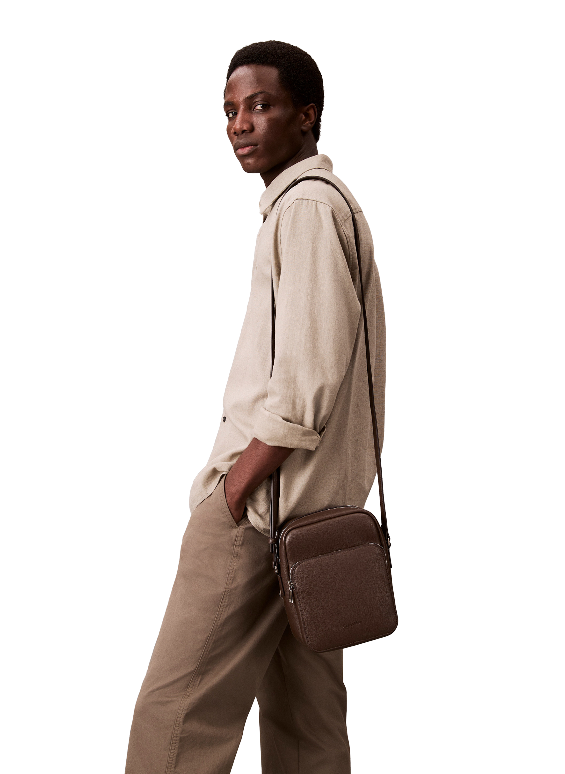 Small crossbody bag CALVIN KLEIN Brown