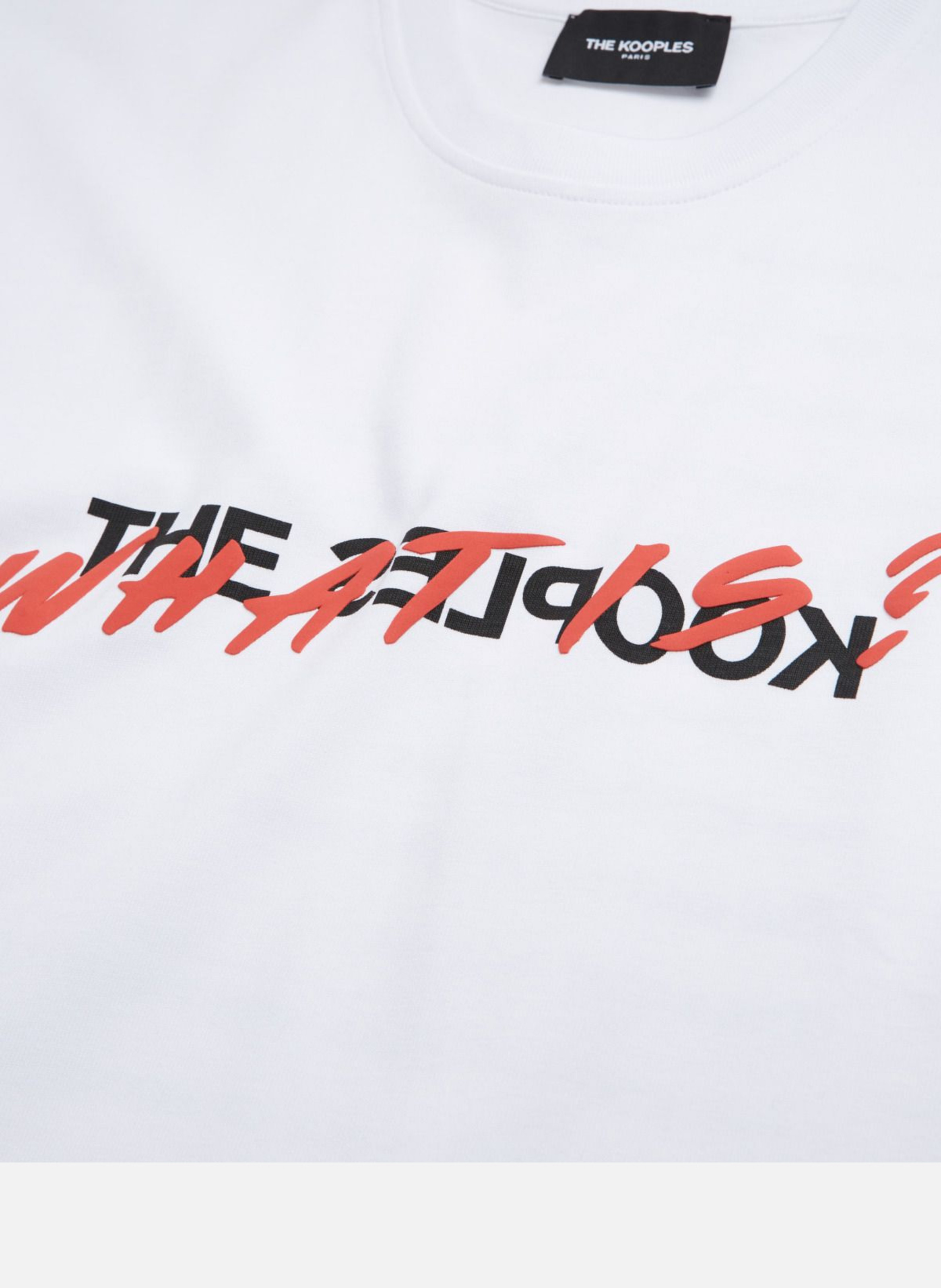 T-shirt logo iconique what is THE KOOPLES Blanc