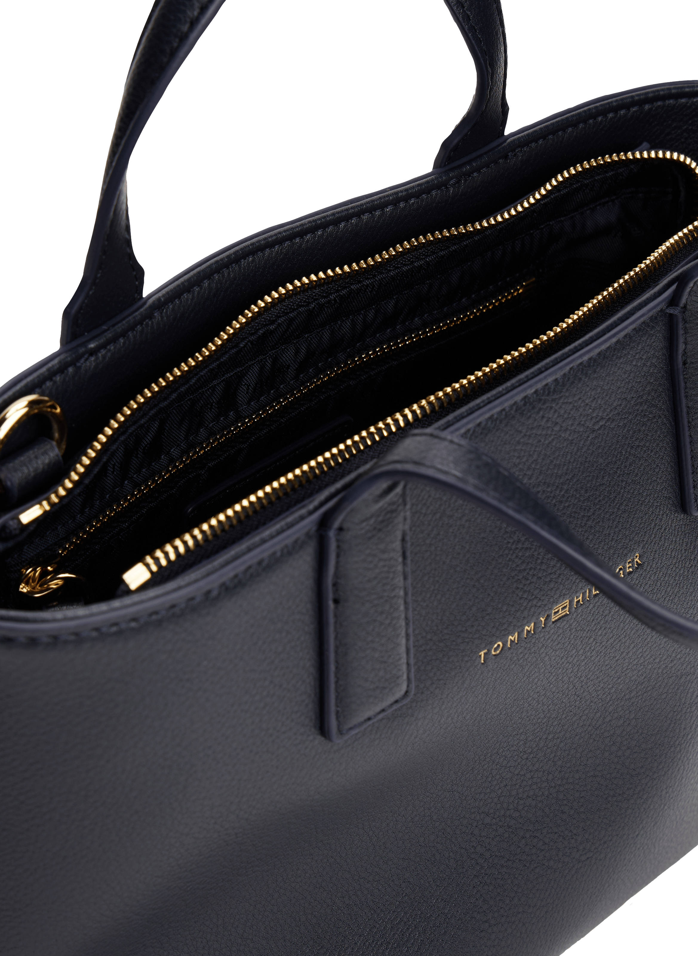 Sac cabas en simili cuir TOMMY HILFIGER Bleu