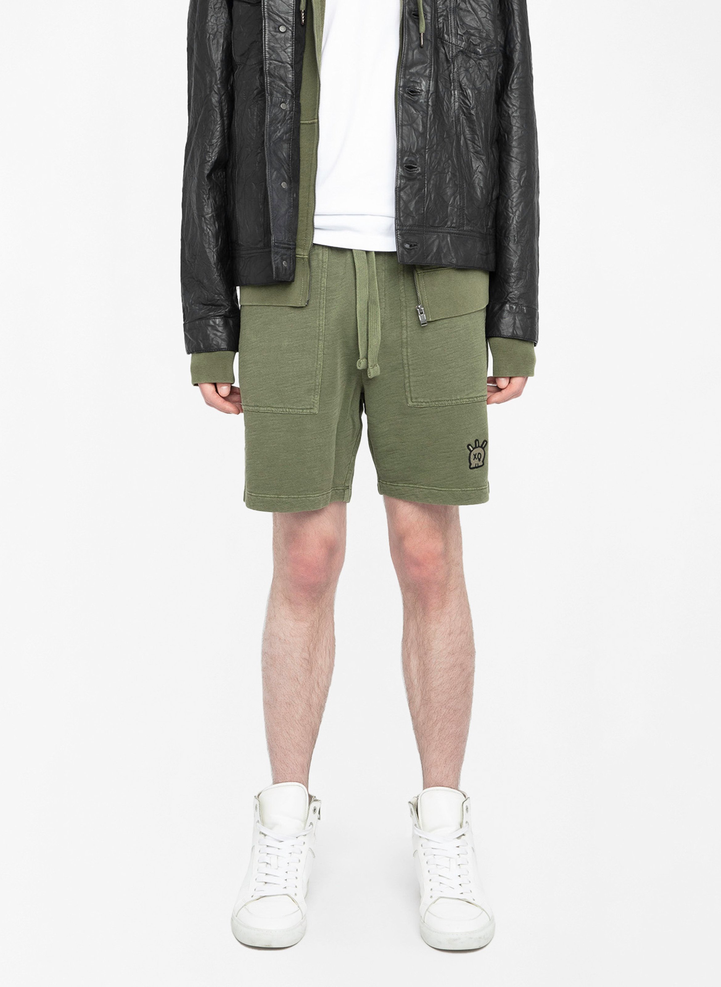 Short court en coton pablo ZADIG&VOLTAIRE Vert