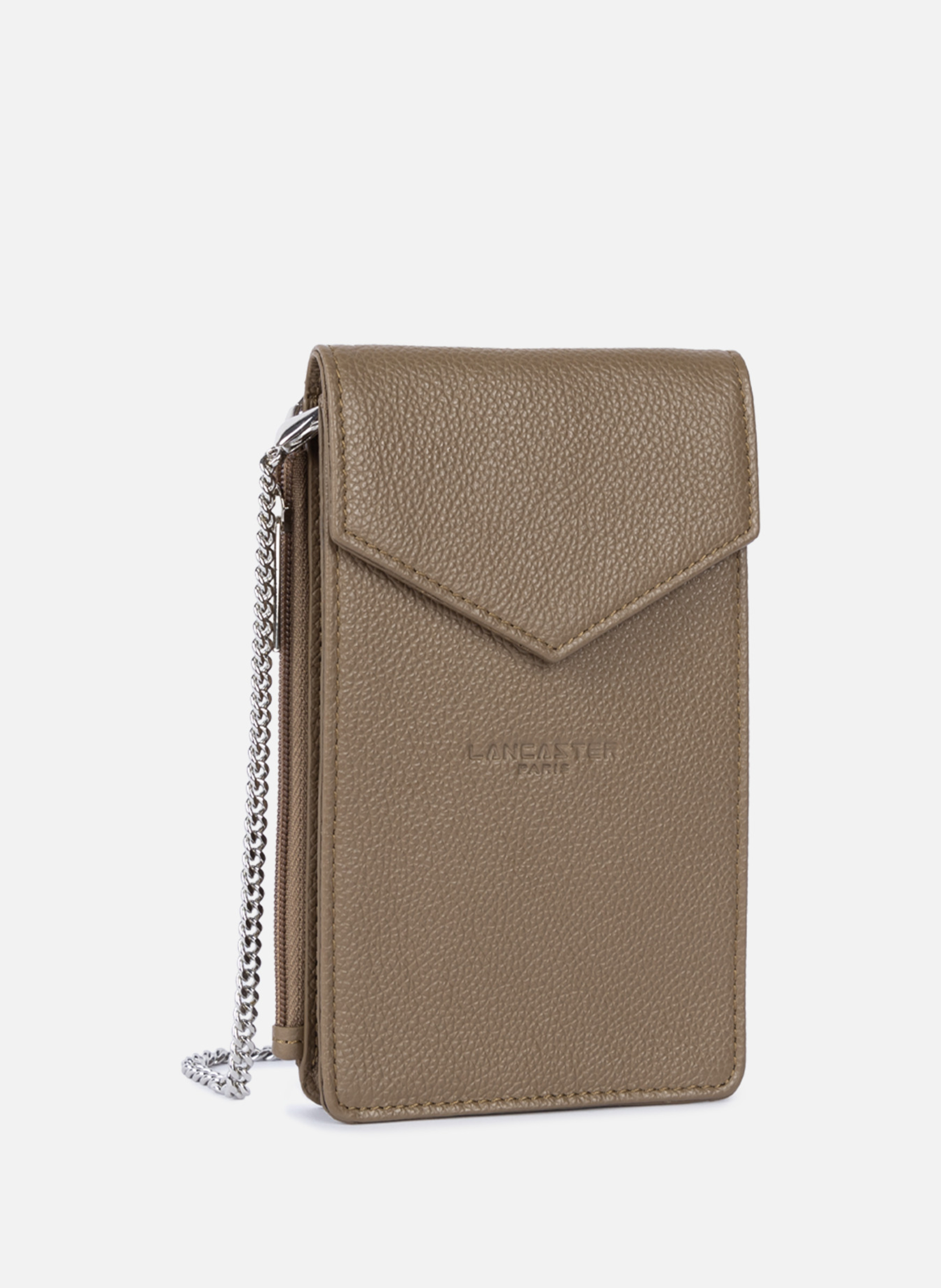 Pochette smartphone - foulonné pm LANCASTER Marron