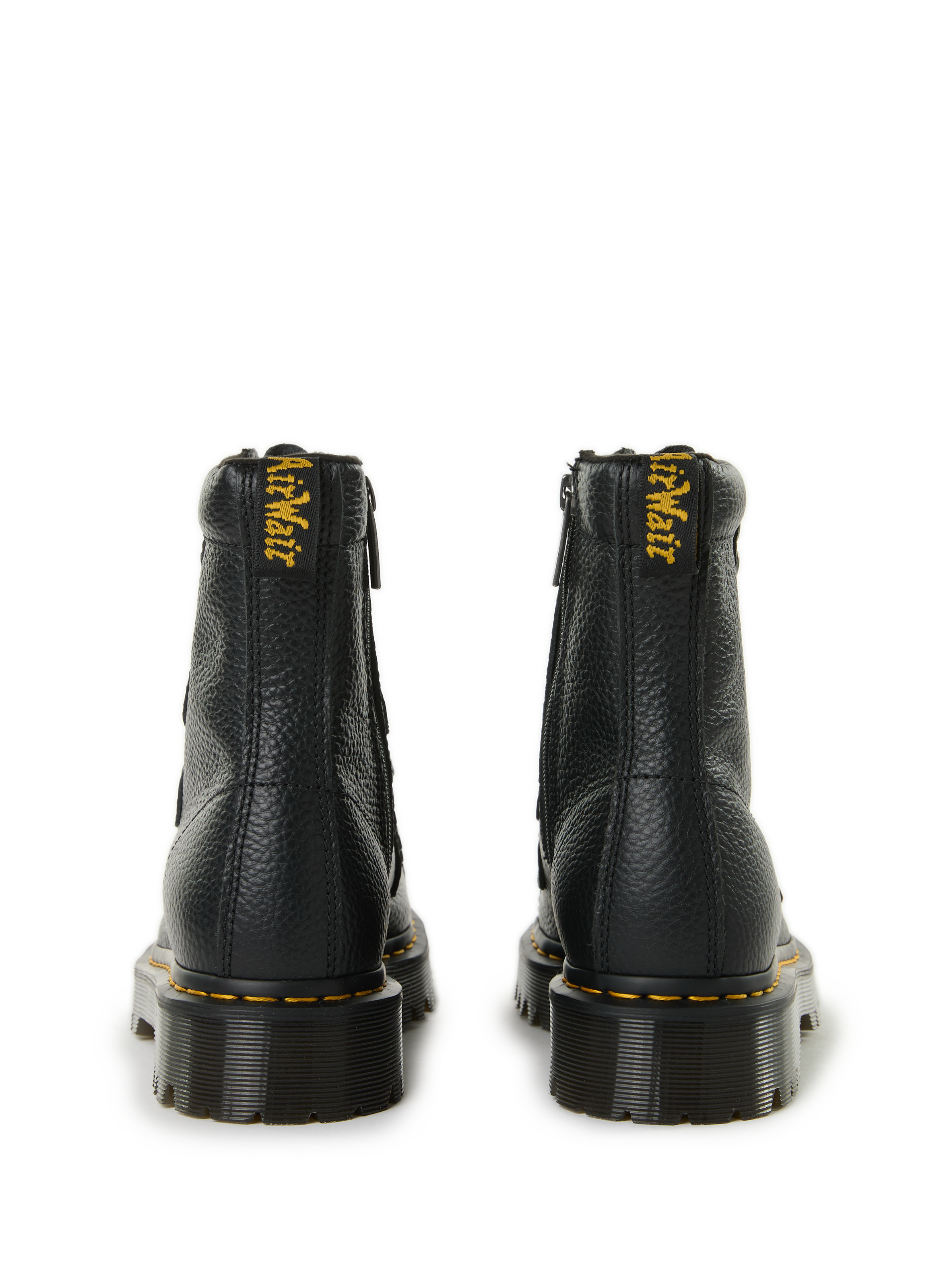 Ankle boots with silver tips DR. MARTENS Black