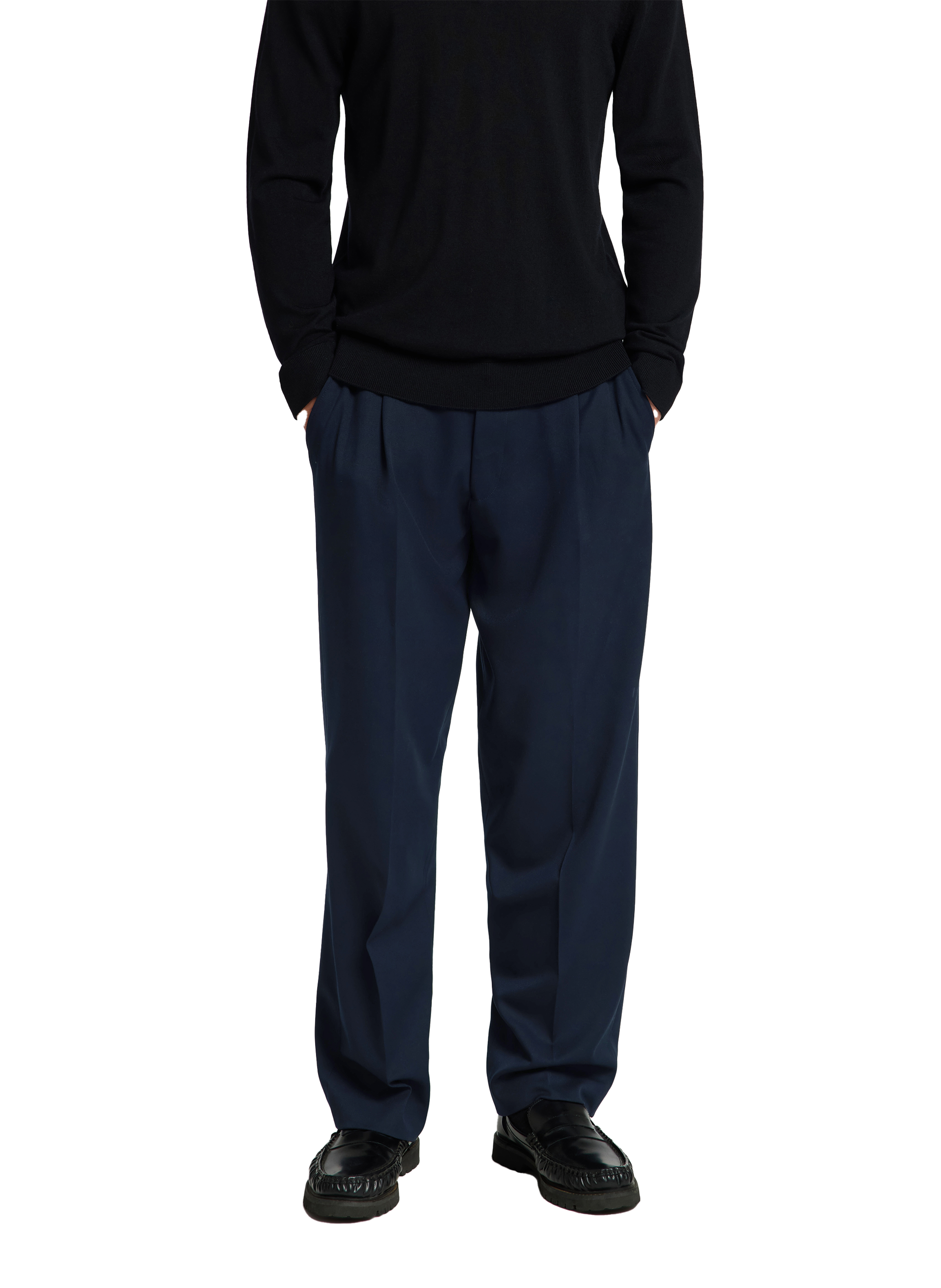 Pantalon coupe ample SELECTED Bleu