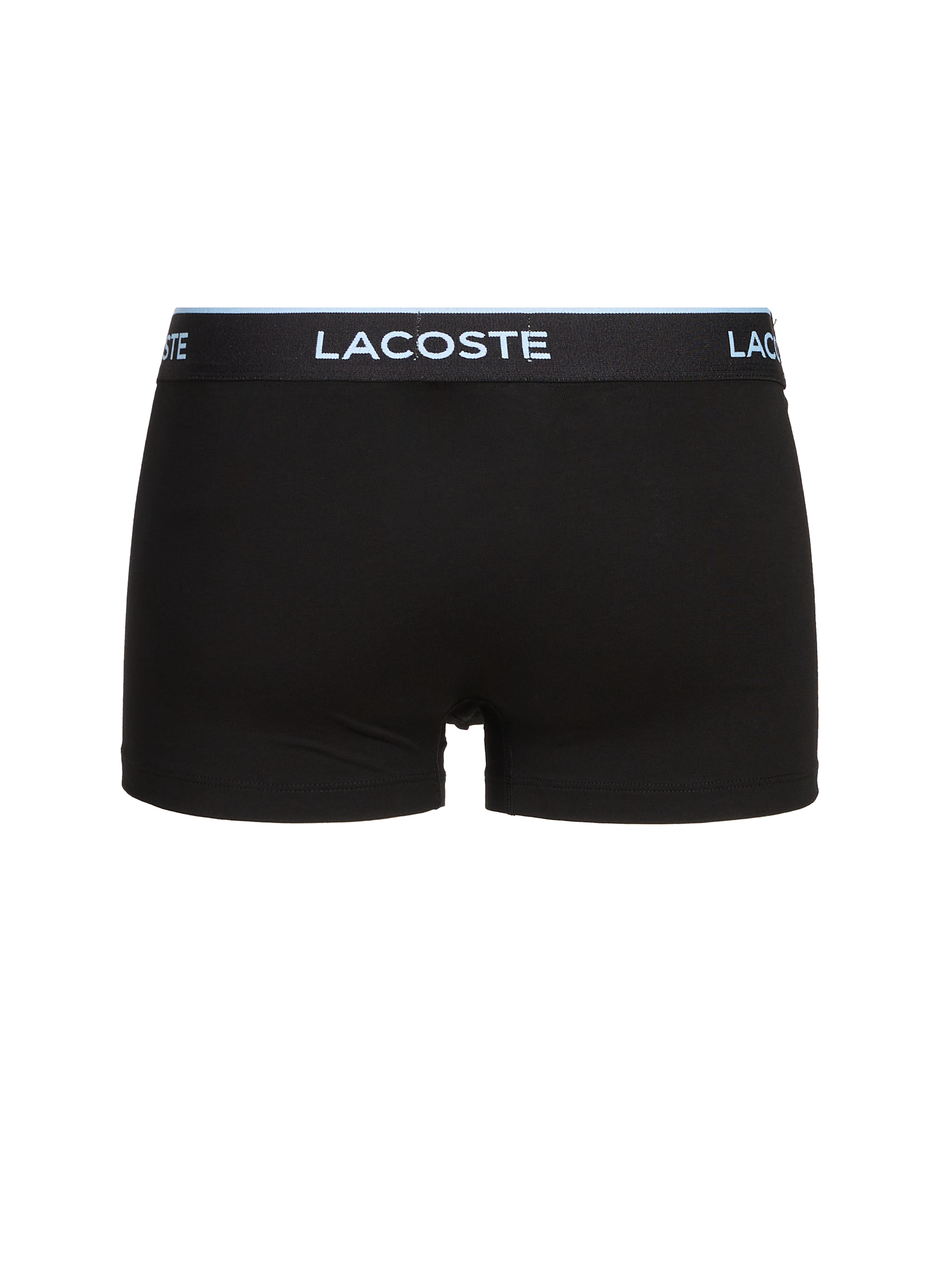 Set of three cotton-blend boxers LACOSTE Black